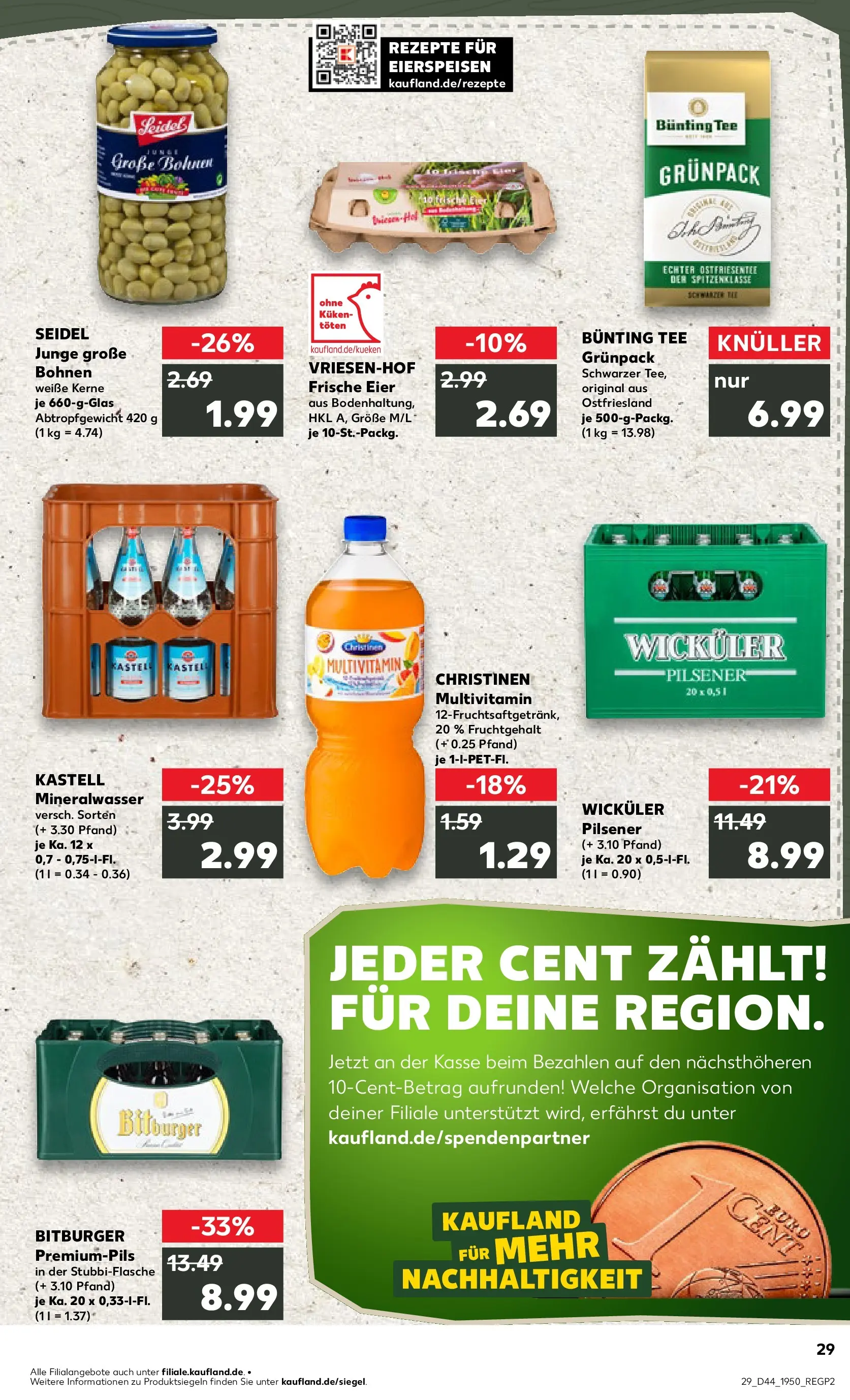Prospekt Kaufland ab 03.11.2025 » Angebote und Werbung Online | Seite: 29 | Produkte: Bitburger, Eier, Pils, Tee Prospekt Kaufland ab 03.11.2025 » Angebote Online zum Blättern | Seite: 29 | Produkte: Bitburger, Eier, Pils, Tee
