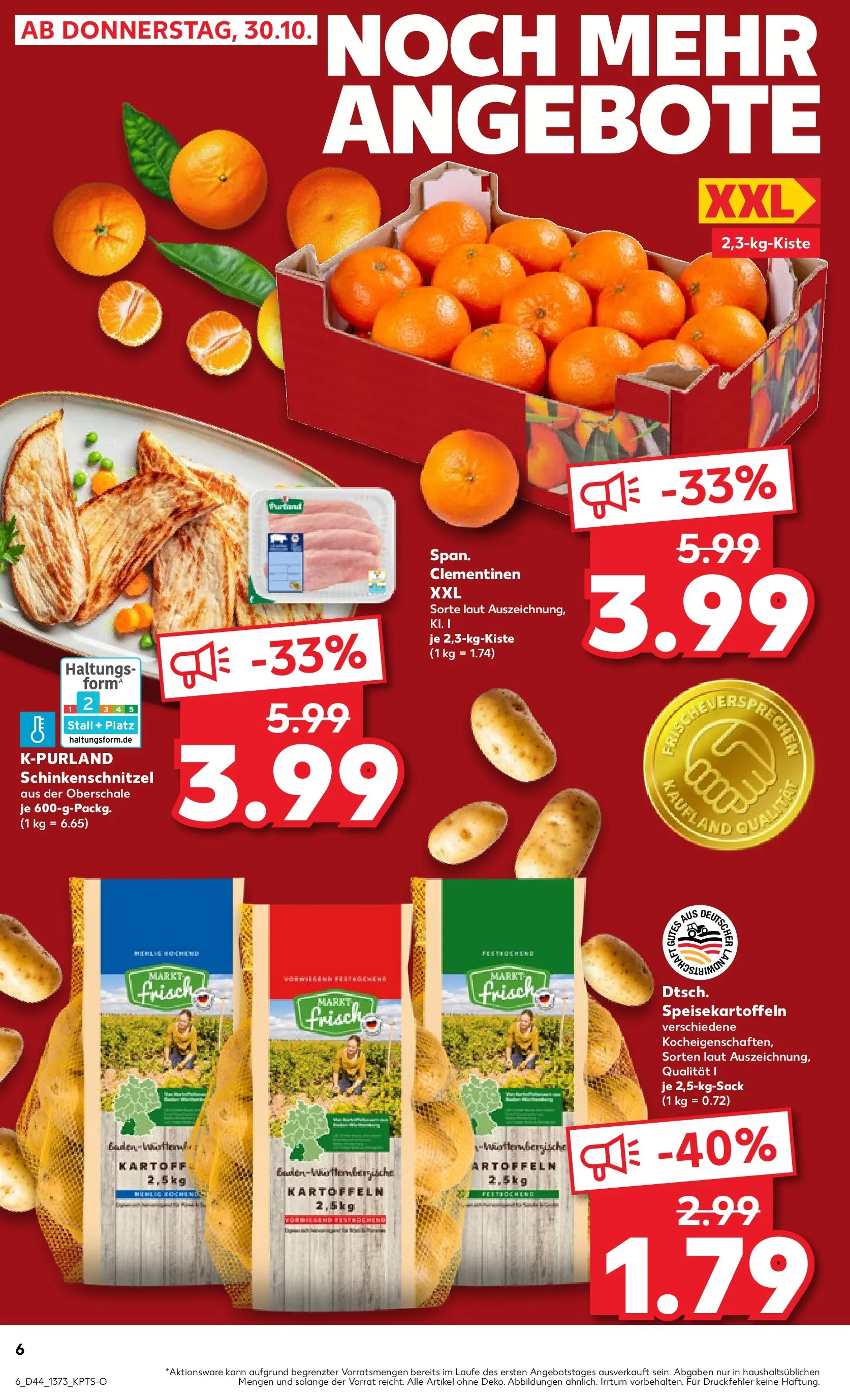 Prospekt Kaufland ab 03.11.2025 » Angebote und Werbung Online | Seite: 6 | Produkte: Kartoffeln Prospekt Kaufland ab 03.11.2025 » Angebote Online zum Blättern | Seite: 6 | Produkte: Kartoffeln