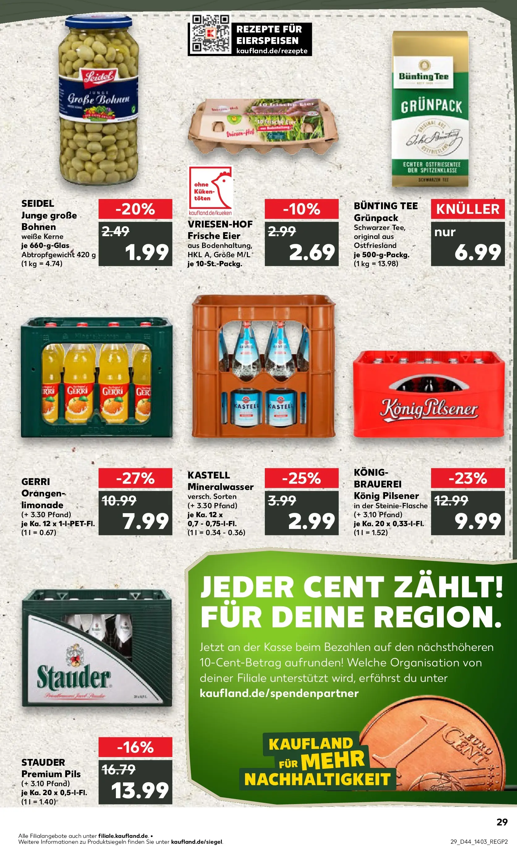 Prospekt Kaufland ab 03.11.2025 » Angebote und Werbung Online | Seite: 29 | Produkte: Konig pilsener, Eier, Orangen, Mineralwasser Prospekt Kaufland ab 03.11.2025 » Angebote Online zum Blättern | Seite: 29 | Produkte: Konig pilsener, Eier, Orangen, Mineralwasser