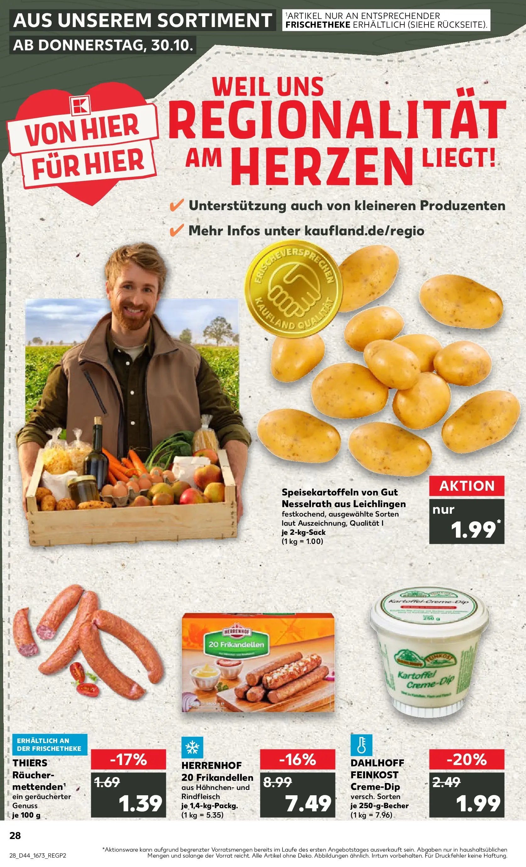 Prospekt Kaufland ab 03.11.2025 » Angebote und Werbung Online | Seite: 28 | Produkte: Hahnchen, Rindfleisch Prospekt Kaufland ab 03.11.2025 » Angebote Online zum Blättern | Seite: 28 | Produkte: Hahnchen, Rindfleisch