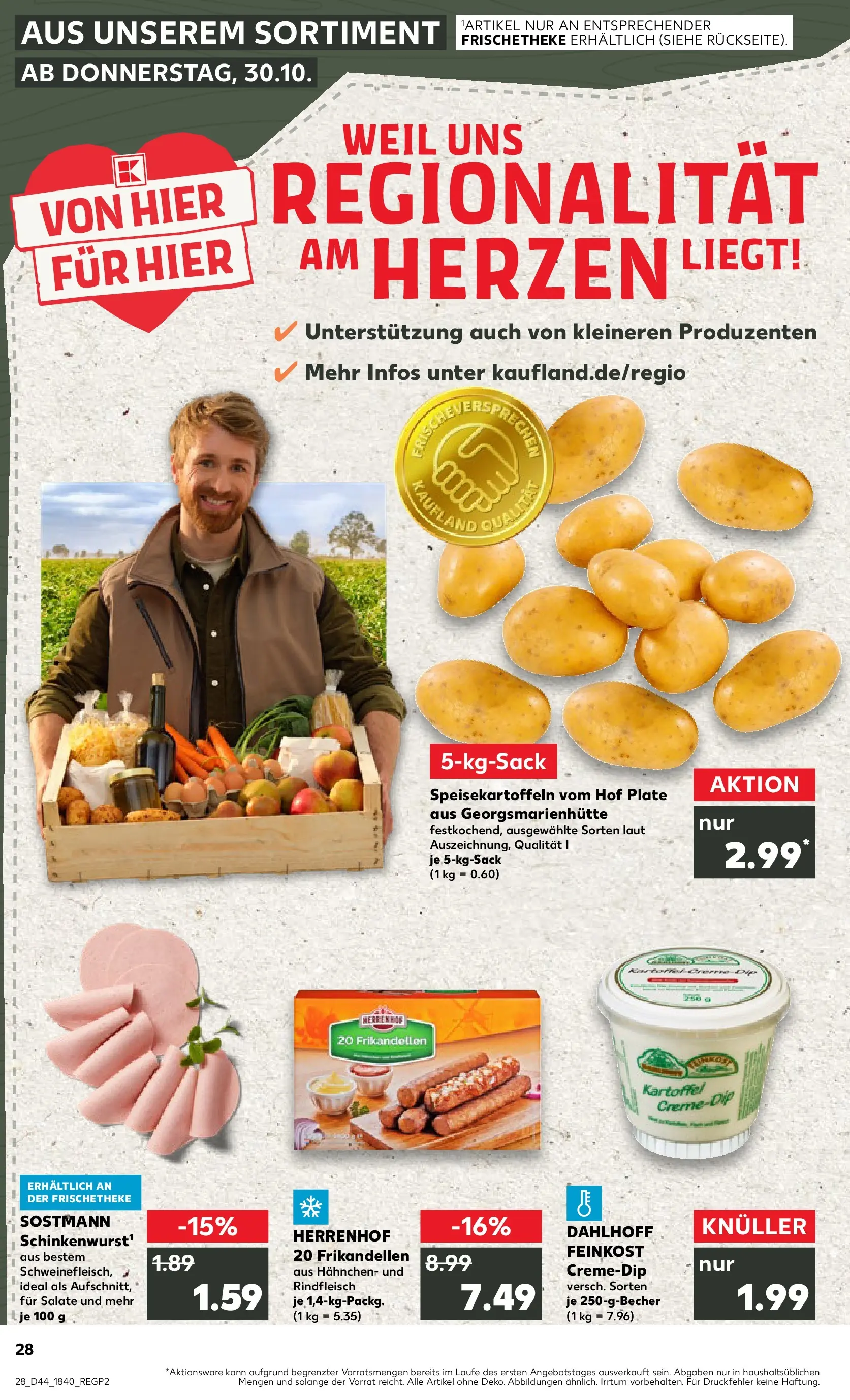 Prospekt Kaufland ab 03.11.2025 » Angebote Online zum Blättern | Seite: 28 | Produkte: Hahnchen, Rindfleisch