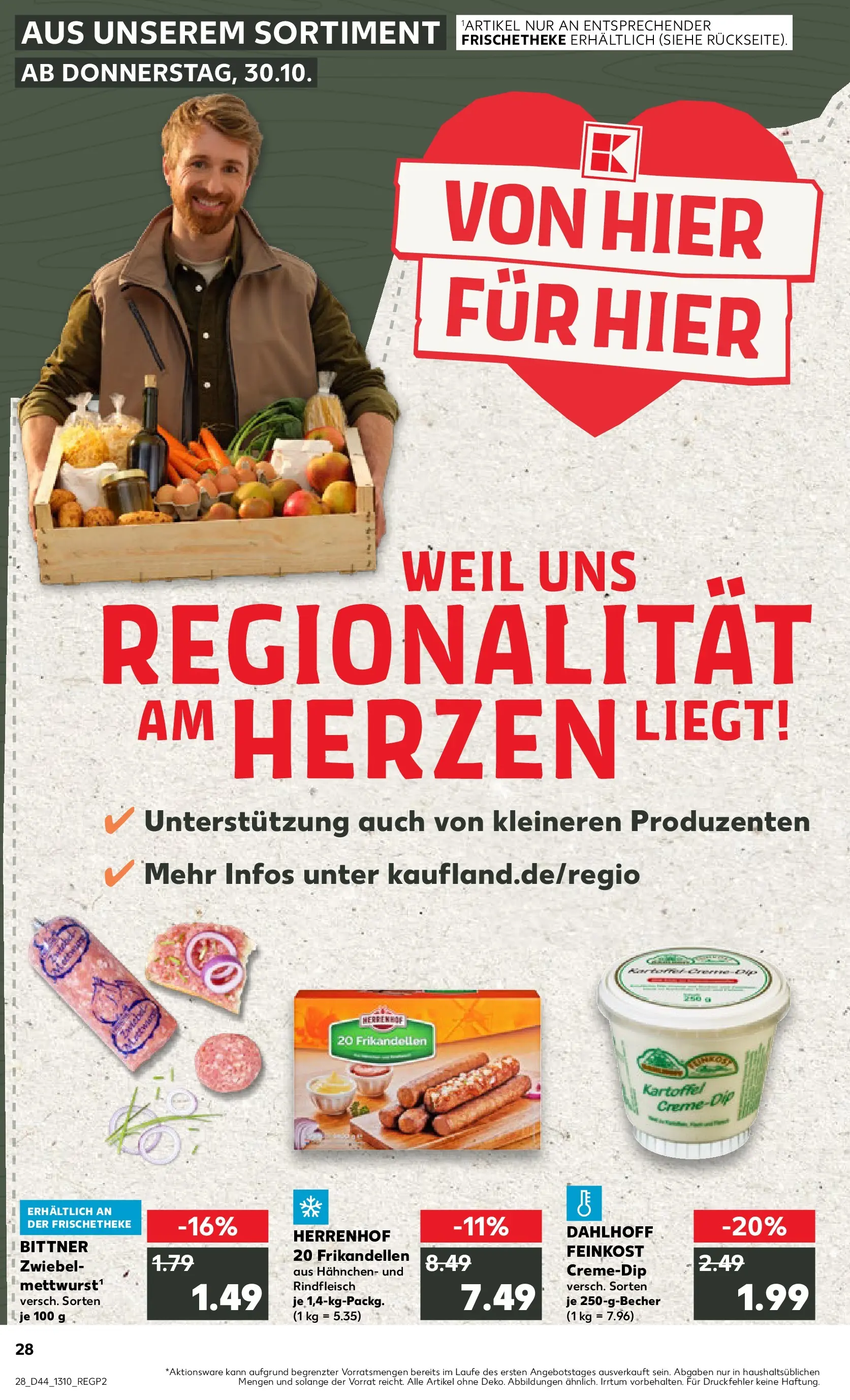 Prospekt Kaufland ab 03.11.2025 » Angebote Online zum Blättern | Seite: 28 | Produkte: Hahnchen, Rindfleisch