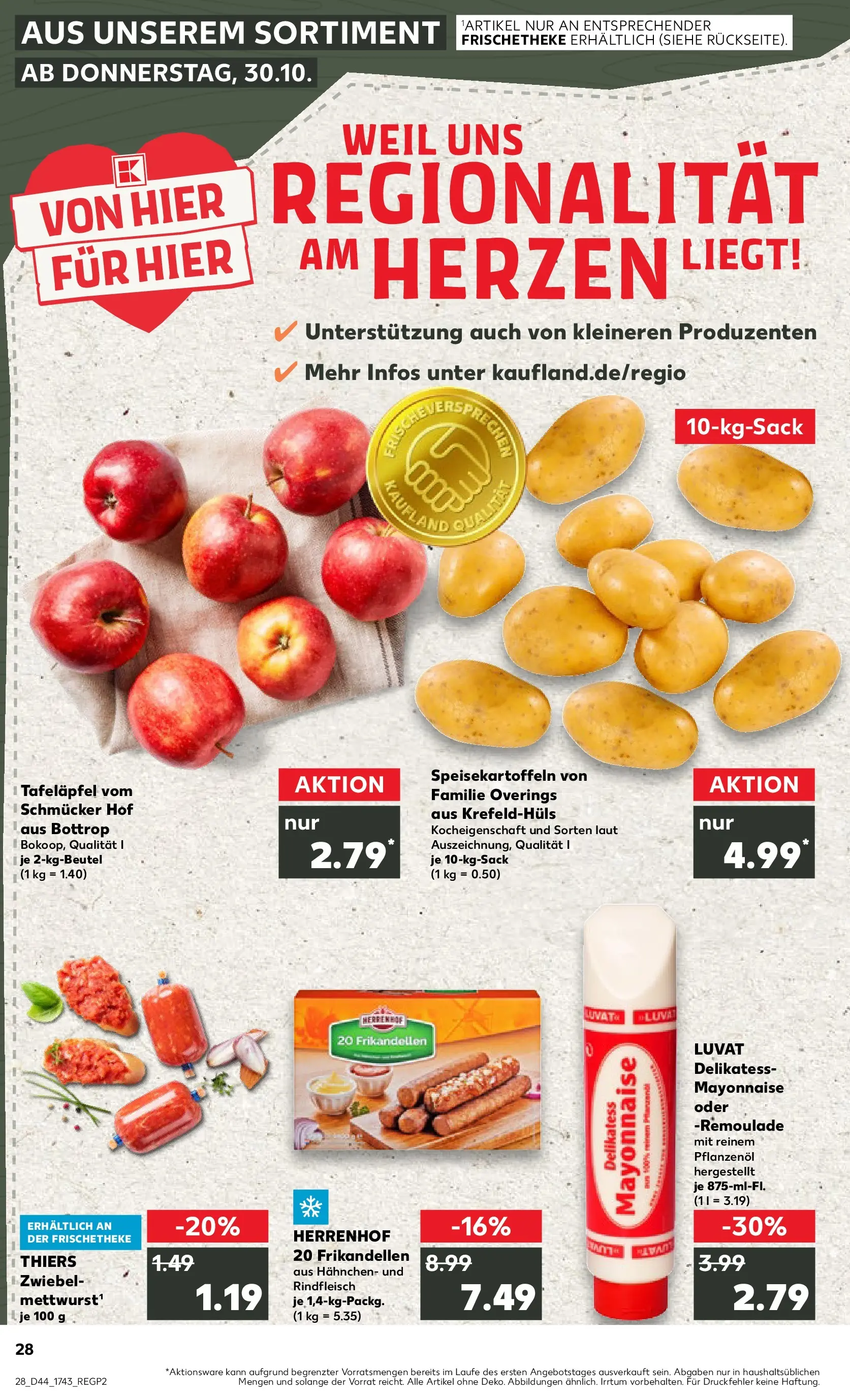 Prospekt Kaufland ab 03.11.2025 » Angebote Online zum Blättern | Seite: 28 | Produkte: Hahnchen, Mayonnaise, Rindfleisch
