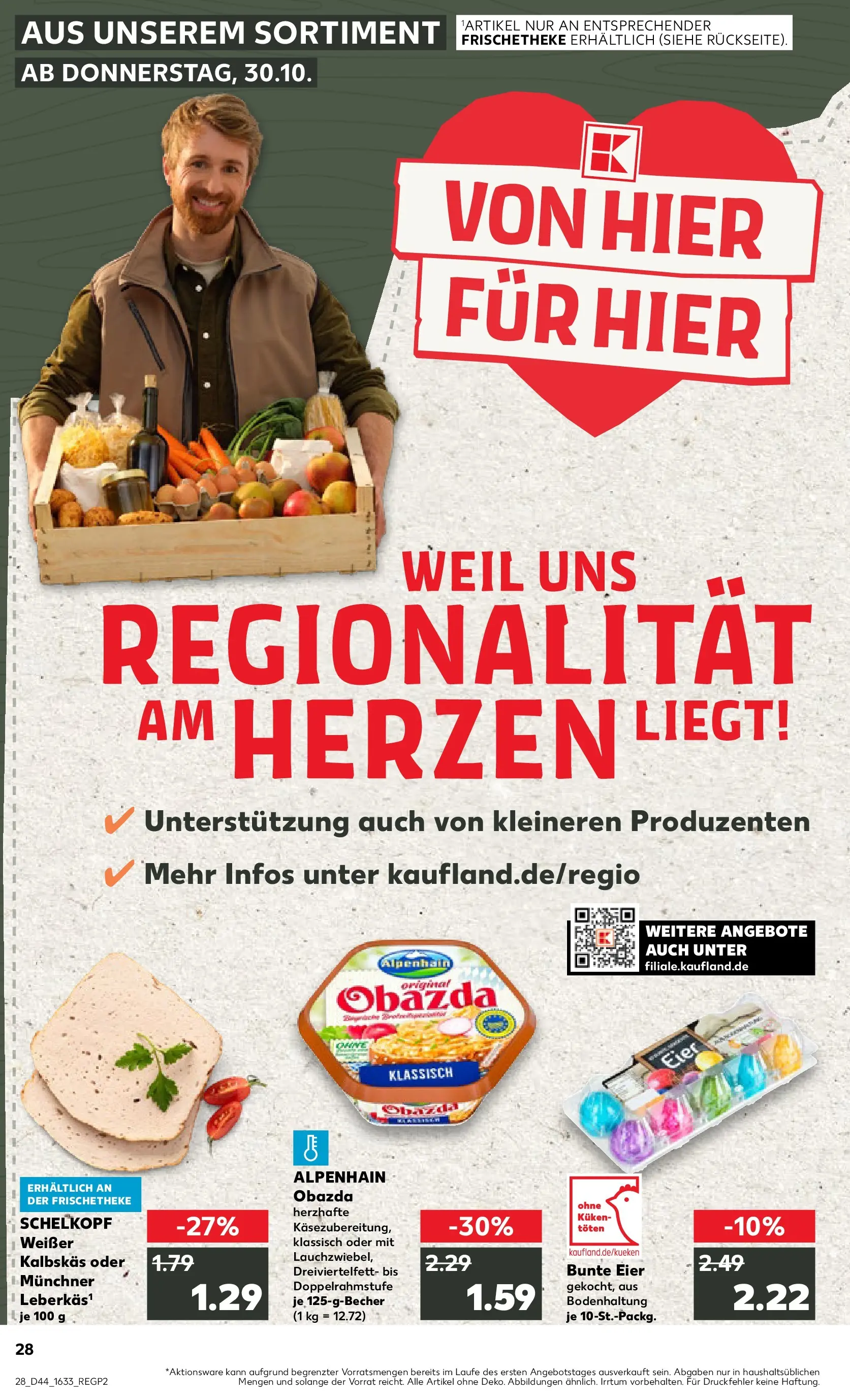 Prospekt Kaufland ab 03.11.2025 » Angebote Online zum Blättern | Seite: 28 | Produkte: Eier
