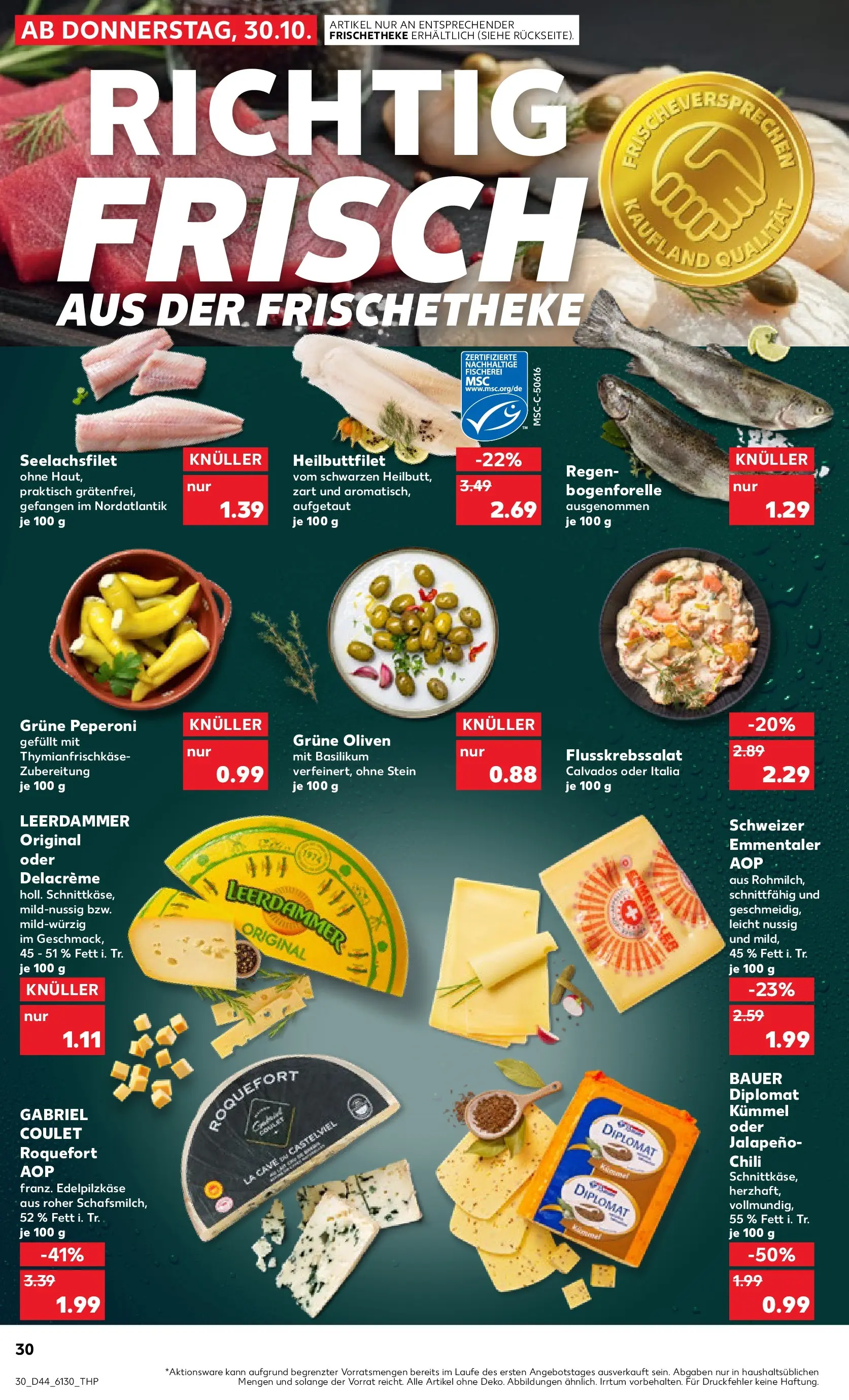 Prospekt Kaufland ab 03.11.2025 » Angebote Online zum Blättern | Seite: 30 | Produkte: Leerdammer, Chili
