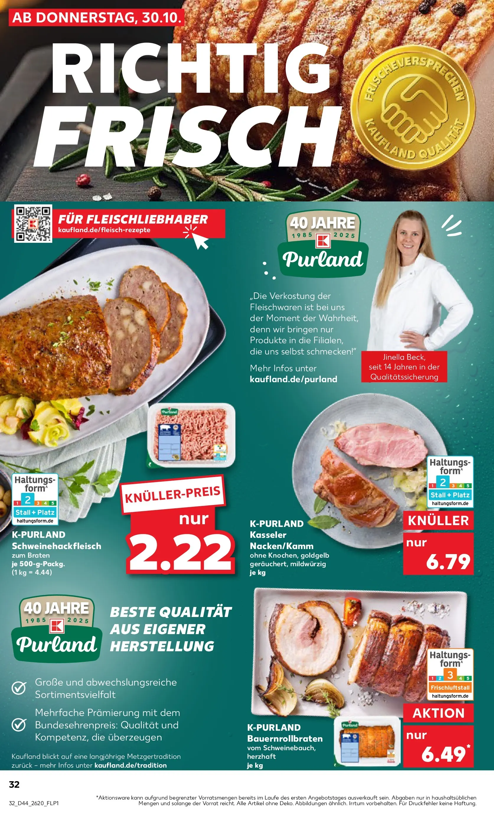Prospekt Kaufland ab 03.11.2025 » Angebote und Werbung Online | Seite: 32 Prospekt Kaufland ab 03.11.2025 » Angebote Online zum Blättern | Seite: 32