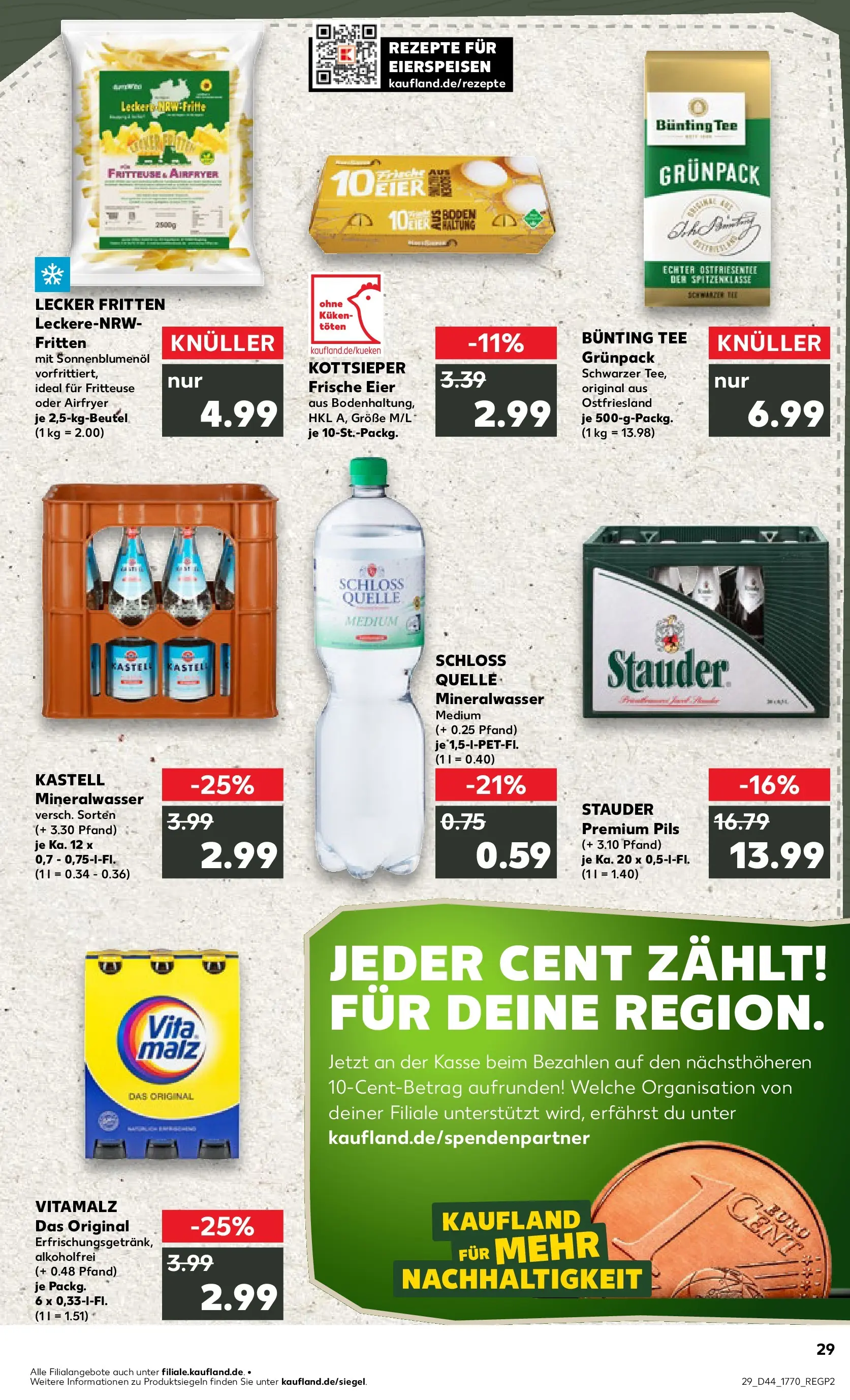 Prospekt Kaufland ab 03.11.2025 » Angebote und Werbung Online | Seite: 29 | Produkte: Pils, Mineralwasser, Tee, Fritteuse Prospekt Kaufland ab 03.11.2025 » Angebote Online zum Blättern | Seite: 29 | Produkte: Pils, Mineralwasser, Tee, Fritteuse