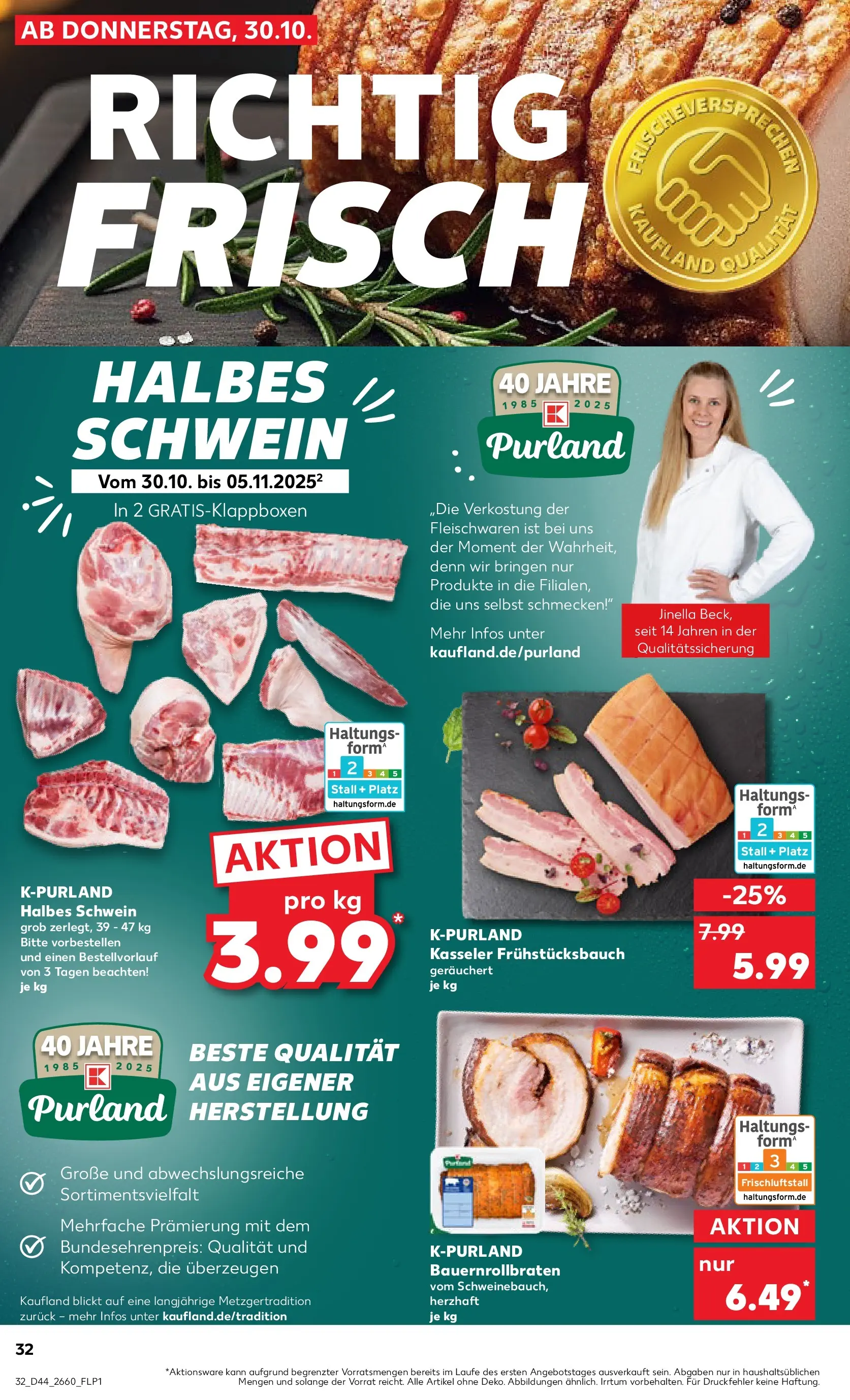 Prospekt Kaufland ab 02.11.2025 » Angebote und Werbung Online | Seite: 32 Prospekt Kaufland ab 02.11.2025 » Angebote Online zum Blättern | Seite: 32