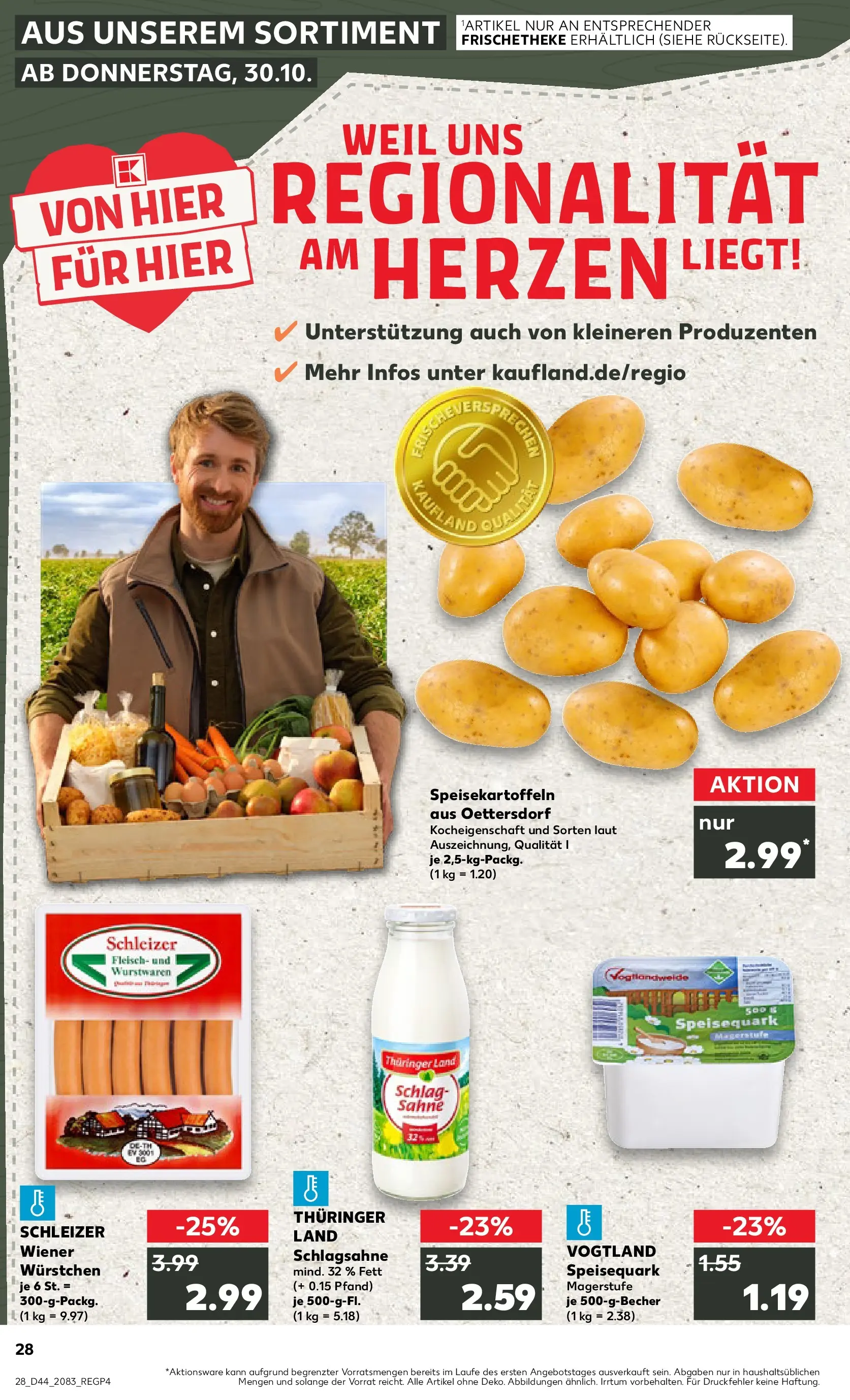 Prospekt Kaufland ab 03.11.2025 » Angebote und Werbung Online | Seite: 28 | Produkte: Wiener wurstchen, Quark, Sahne, Speisequark Prospekt Kaufland ab 03.11.2025 » Angebote Online zum Blättern | Seite: 28 | Produkte: Wiener wurstchen, Quark, Sahne, Speisequark