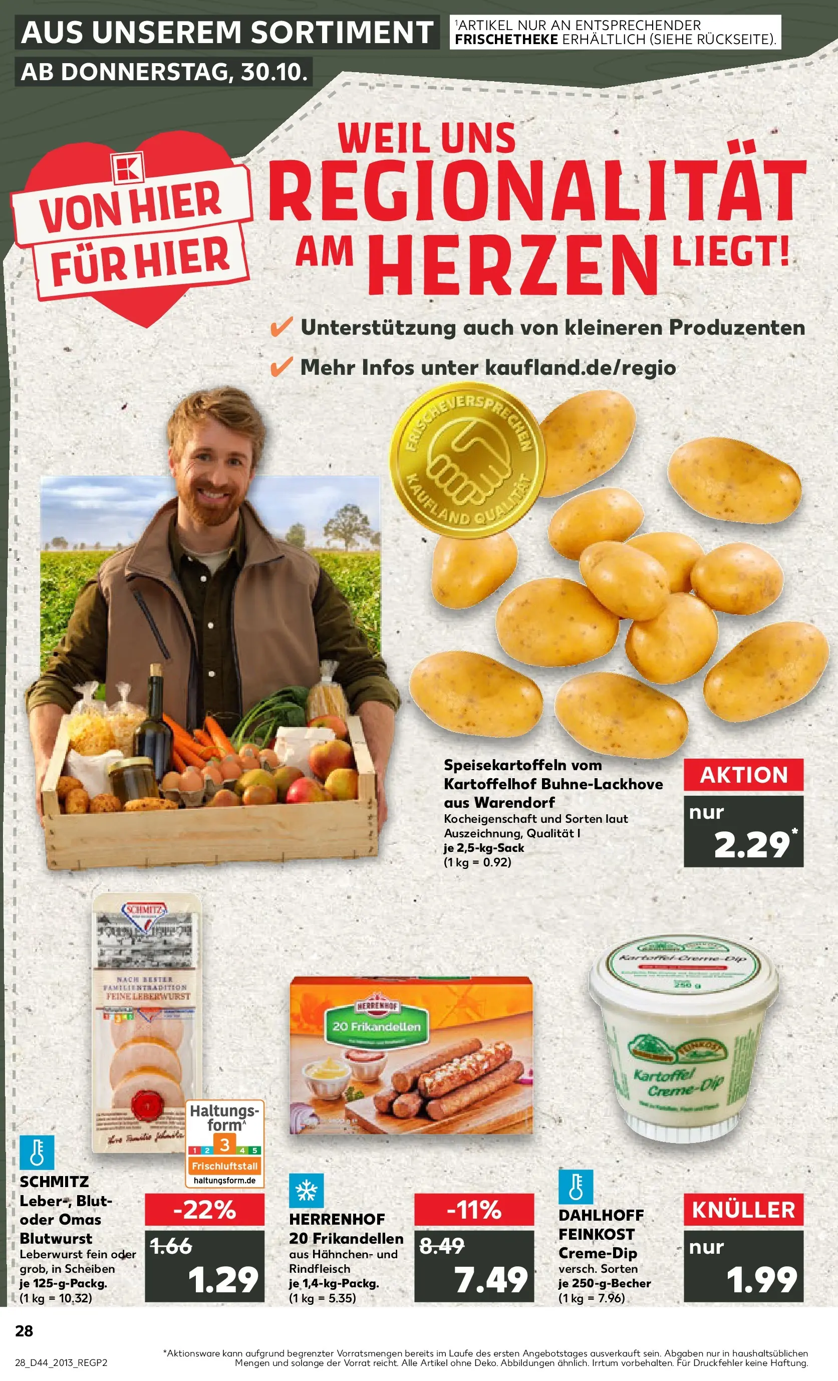 Prospekt Kaufland ab 03.11.2025 » Angebote und Werbung Online | Seite: 28 | Produkte: Hahnchen, Rindfleisch Prospekt Kaufland ab 03.11.2025 » Angebote Online zum Blättern | Seite: 28 | Produkte: Hahnchen, Rindfleisch