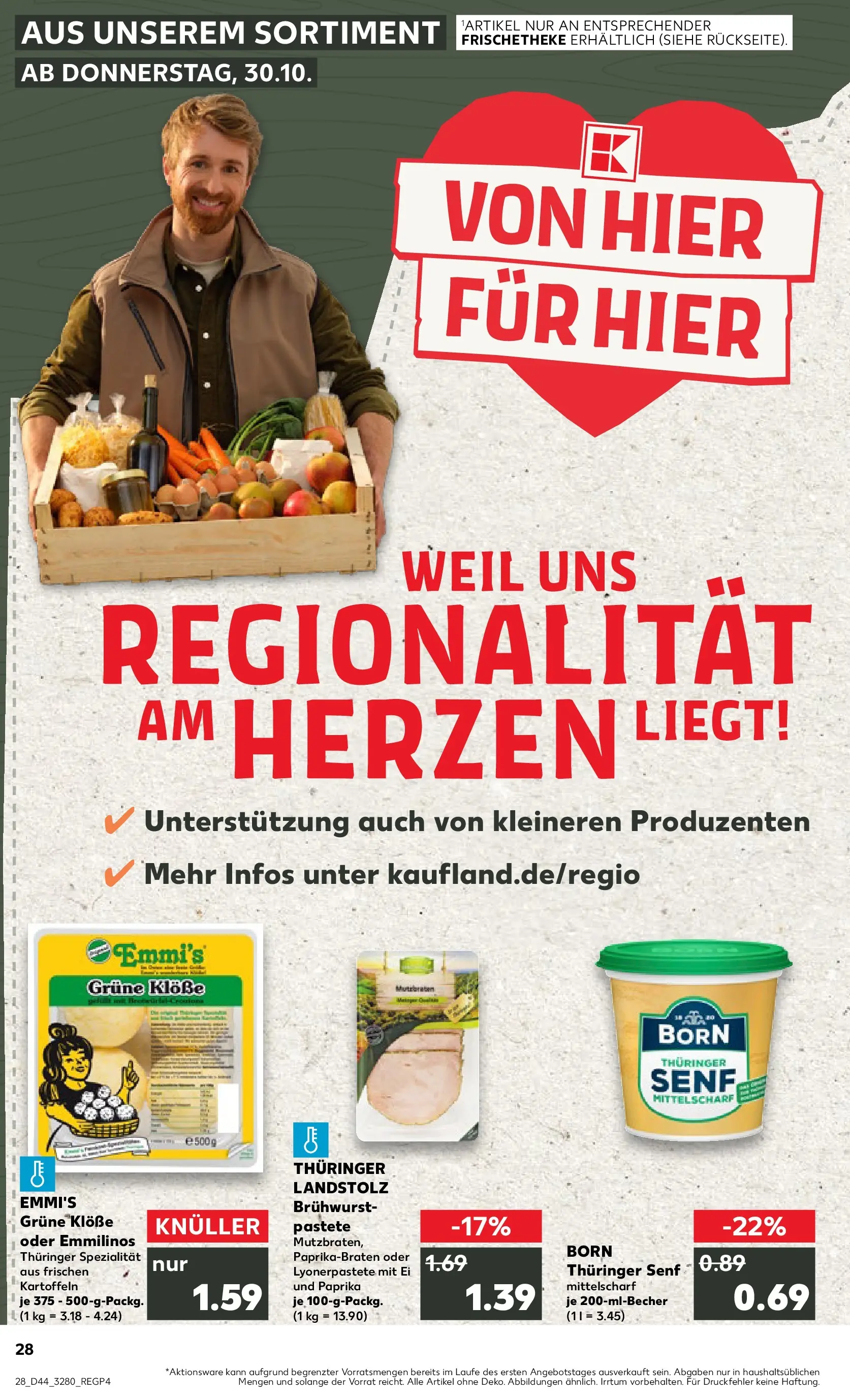 Prospekt Kaufland ab 03.11.2025 » Angebote Online zum Blättern | Seite: 28 | Produkte: Kartoffeln, Paprika