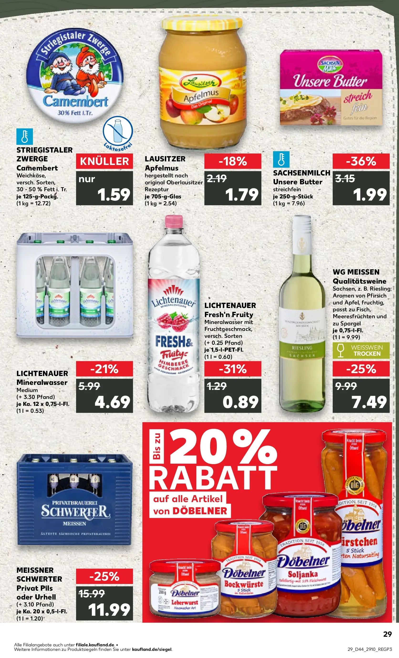 Prospekt Kaufland ab 03.11.2025 » Angebote und Werbung Online | Seite: 29 | Produkte: Butter, Weißwein, Pils, Apple Prospekt Kaufland ab 03.11.2025 » Angebote Online zum Blättern | Seite: 29 | Produkte: Butter, Weißwein, Pils, Apple