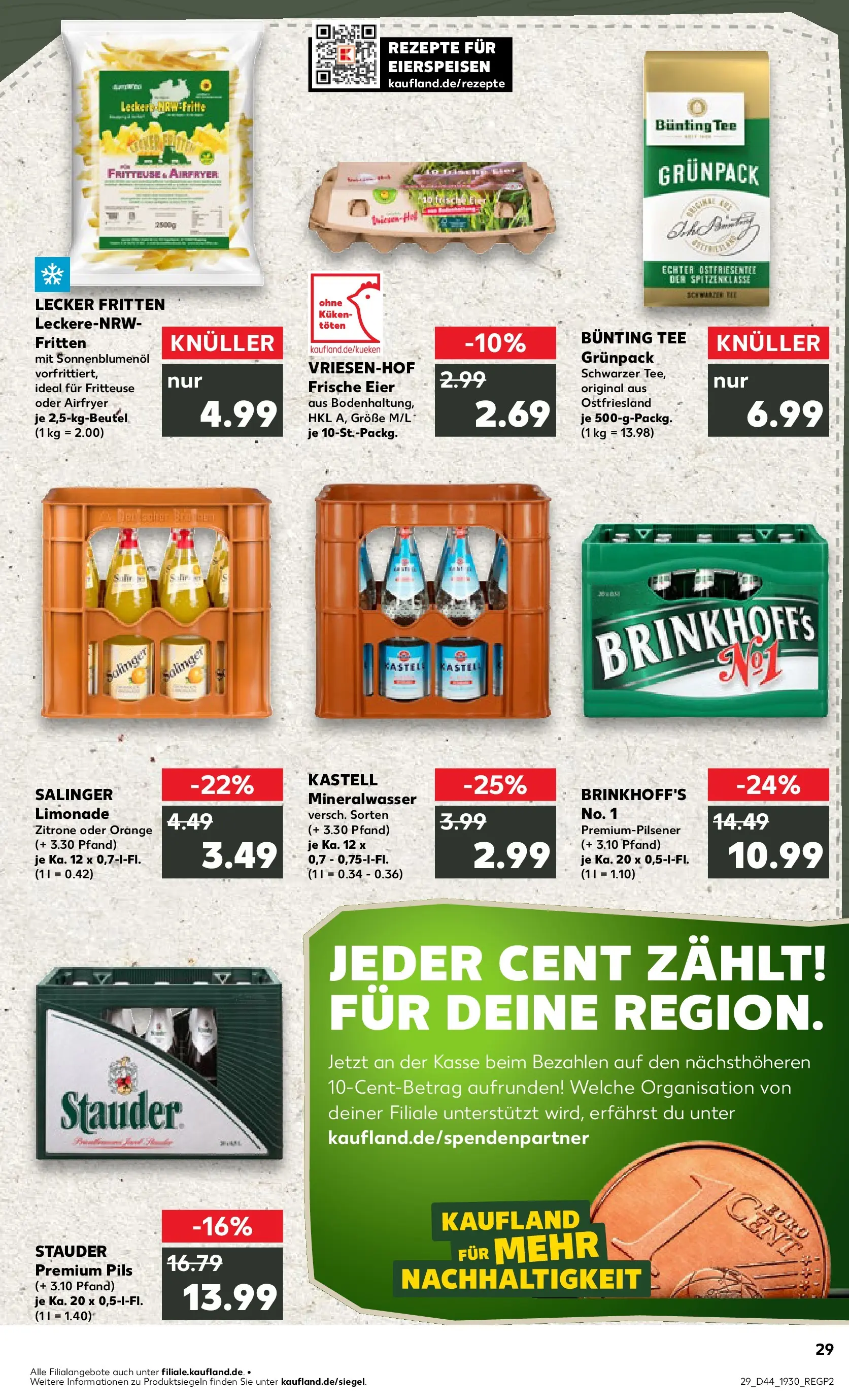 Prospekt Kaufland ab 03.11.2025 » Angebote Online zum Blättern | Seite: 29 | Produkte: Limonade, Zitrone, Tee, Fritteuse