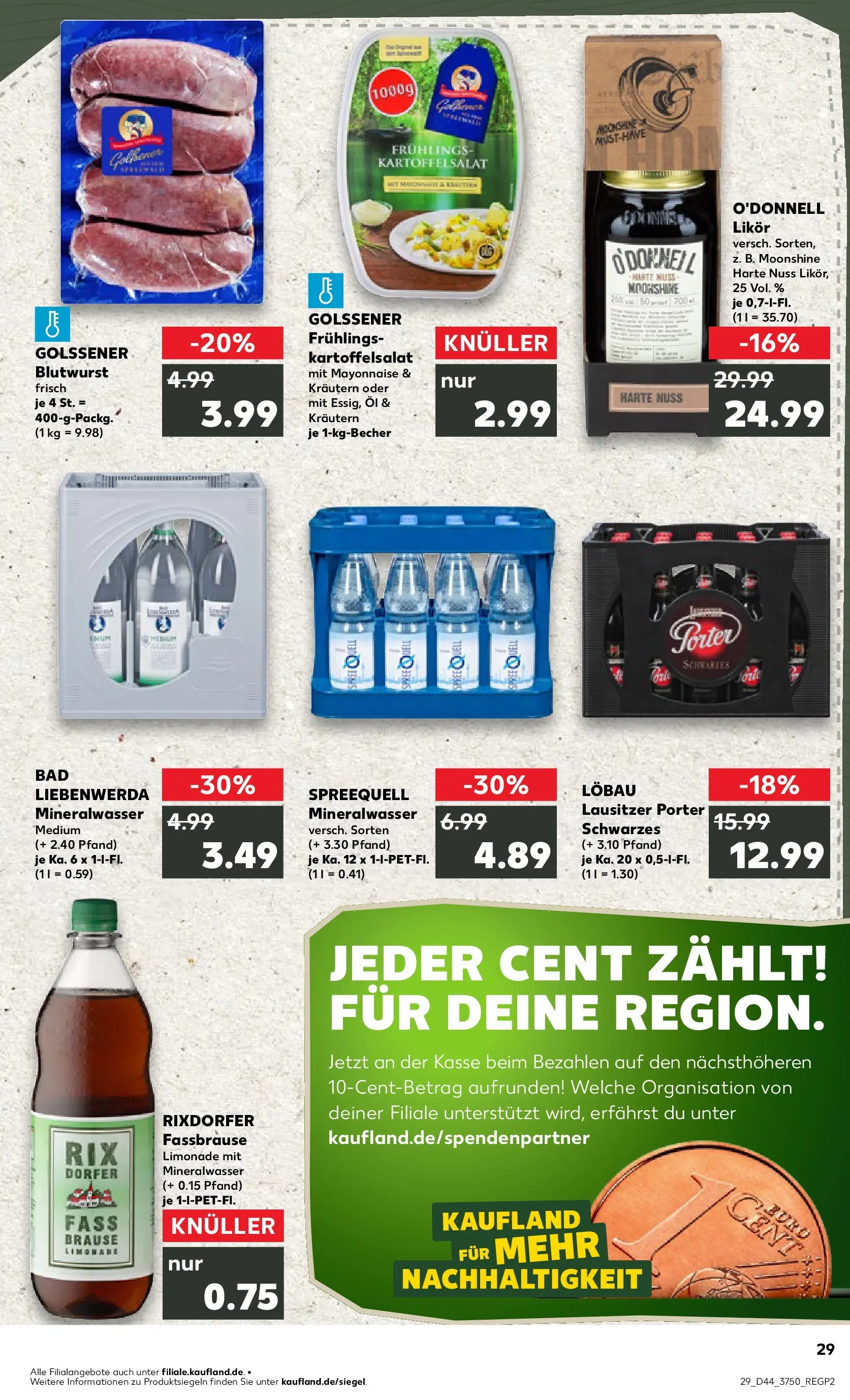 Prospekt Kaufland ab 03.11.2025 » Angebote Online zum Blättern | Seite: 29 | Produkte: Öl, Likör, Limonade, Mayonnaise