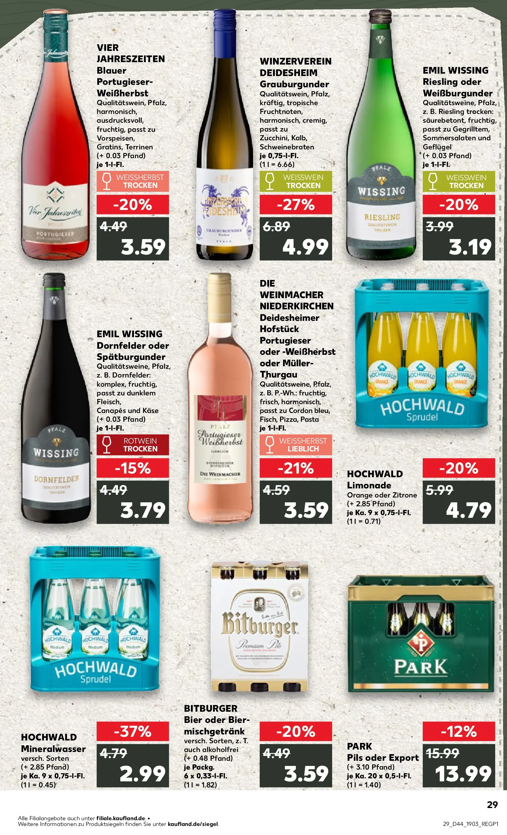 Prospekt Kaufland ab 03.11.2025 » Angebote und Werbung Online | Seite: 29 | Produkte: Käse, Rotwein, Mineralwasser, Zitrone Prospekt Kaufland ab 03.11.2025 » Angebote Online zum Blättern | Seite: 29 | Produkte: Käse, Rotwein, Mineralwasser, Zitrone
