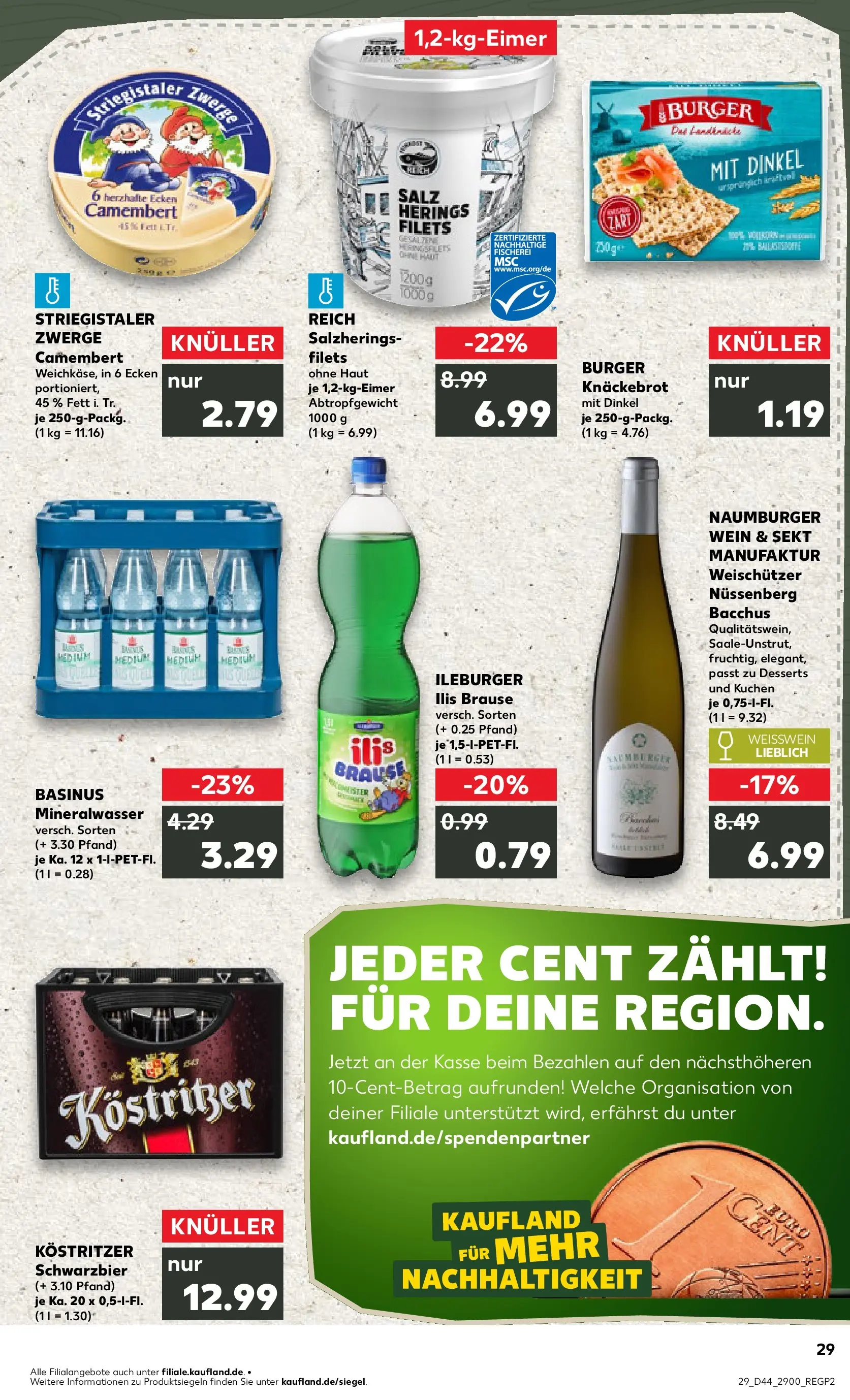 Prospekt Kaufland ab 03.11.2025 » Angebote und Werbung Online | Seite: 29 | Produkte: Weißwein, Sekt, Burger, Wein Prospekt Kaufland ab 03.11.2025 » Angebote Online zum Blättern | Seite: 29 | Produkte: Weißwein, Sekt, Burger, Wein