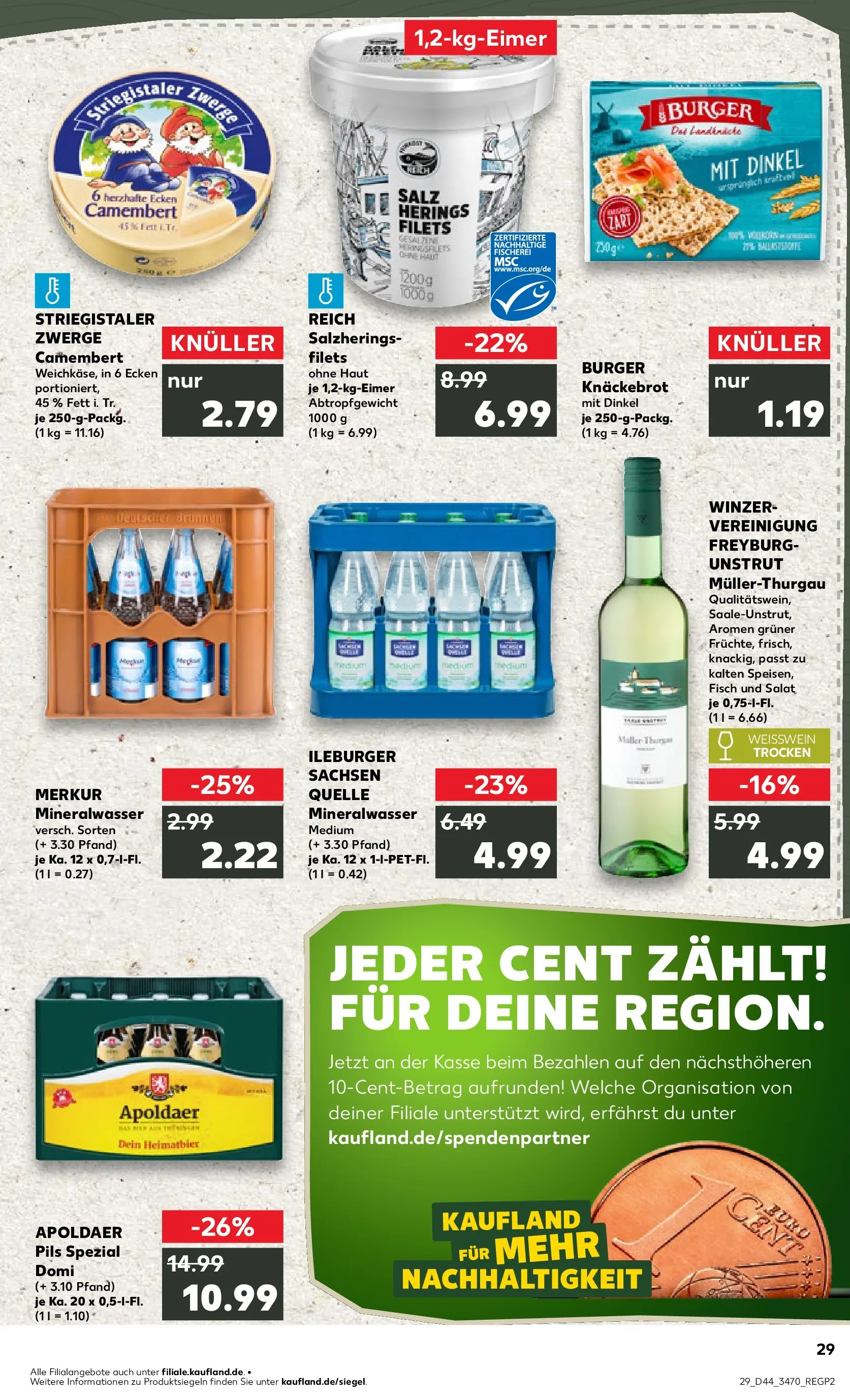 Prospekt Kaufland ab 03.11.2025 » Angebote und Werbung Online | Seite: 29 | Produkte: Pils, Burger, Mineralwasser, Salat Prospekt Kaufland ab 03.11.2025 » Angebote Online zum Blättern | Seite: 29 | Produkte: Pils, Burger, Mineralwasser, Salat