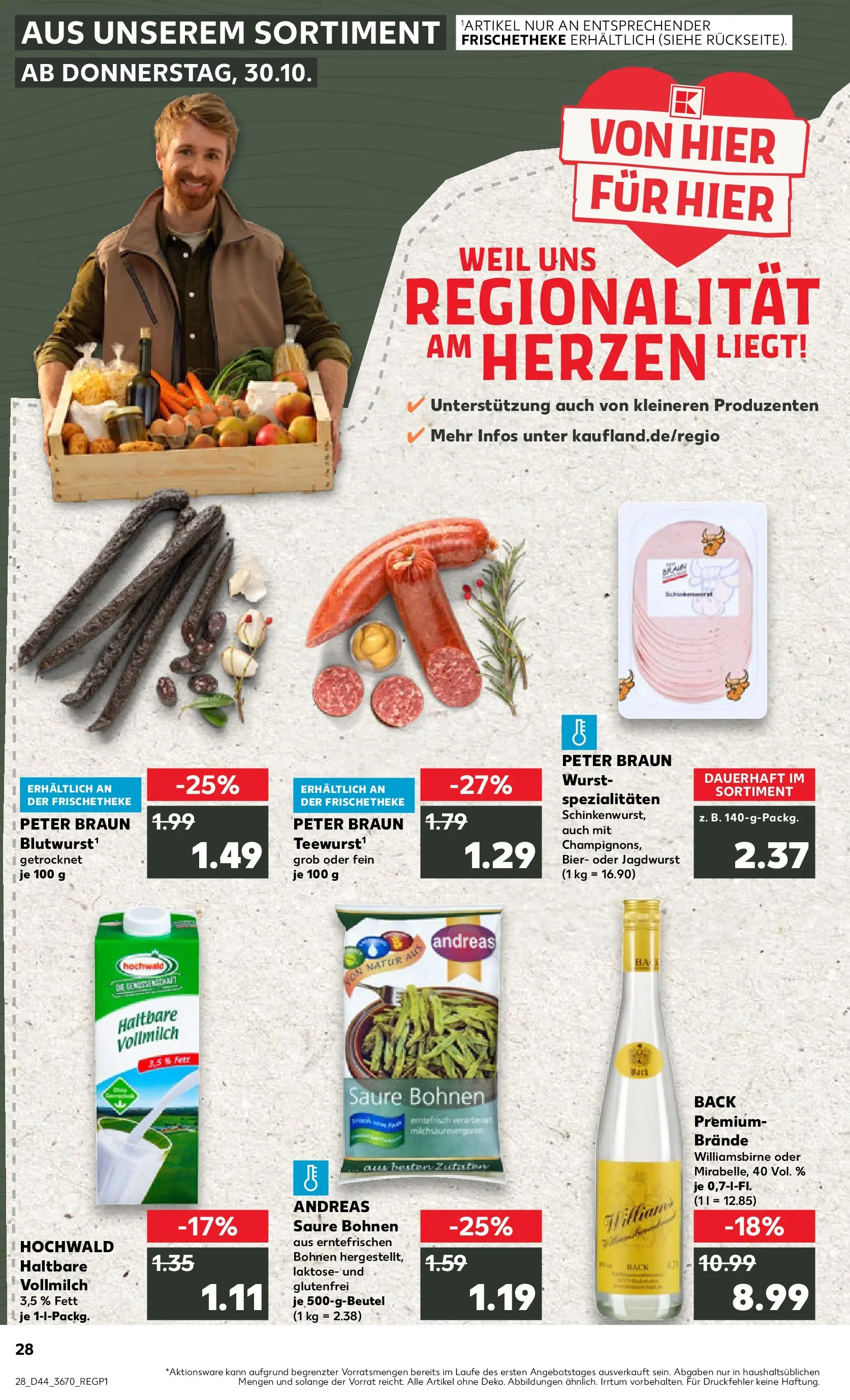 Prospekt Kaufland ab 03.11.2025 » Angebote Online zum Blättern | Seite: 28 | Produkte: Bier, Wurst