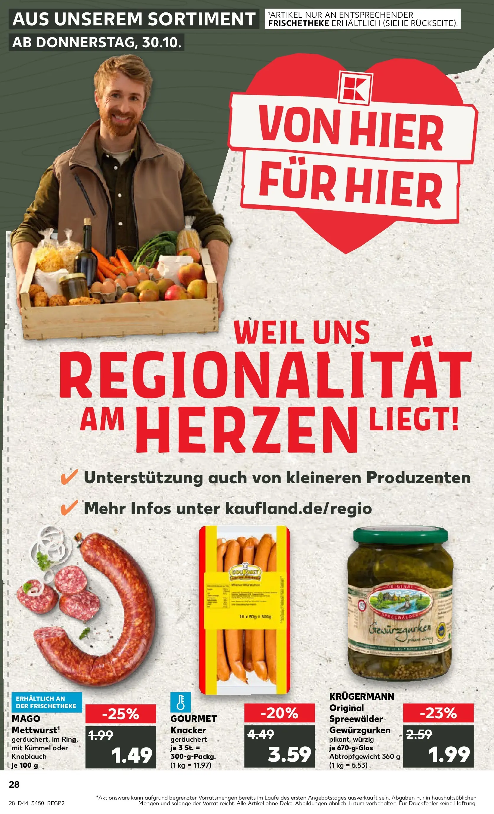 Prospekt Kaufland ab 03.11.2025 » Angebote Online zum Blättern | Seite: 28 | Produkte: Knoblauch