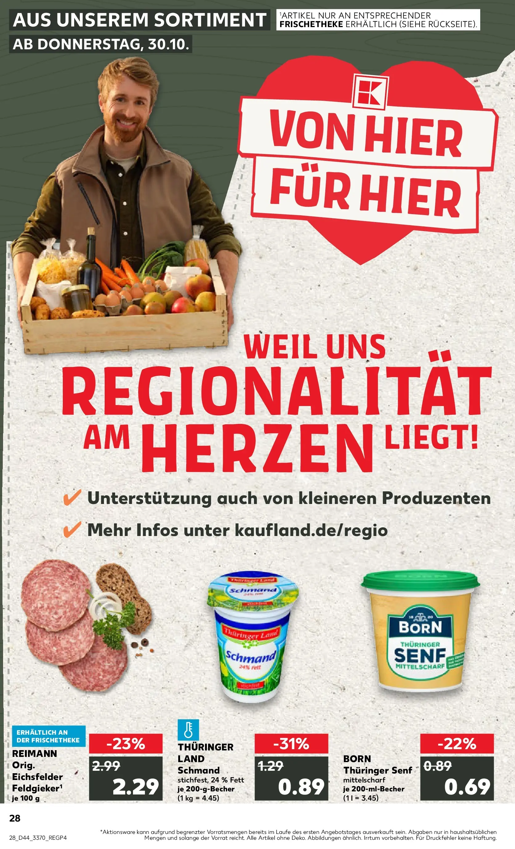 Prospekt Kaufland ab 03.11.2025 » Angebote und Werbung Online | Seite: 28 | Produkte: Wurst Prospekt Kaufland ab 03.11.2025 » Angebote Online zum Blättern | Seite: 28 | Produkte: Wurst