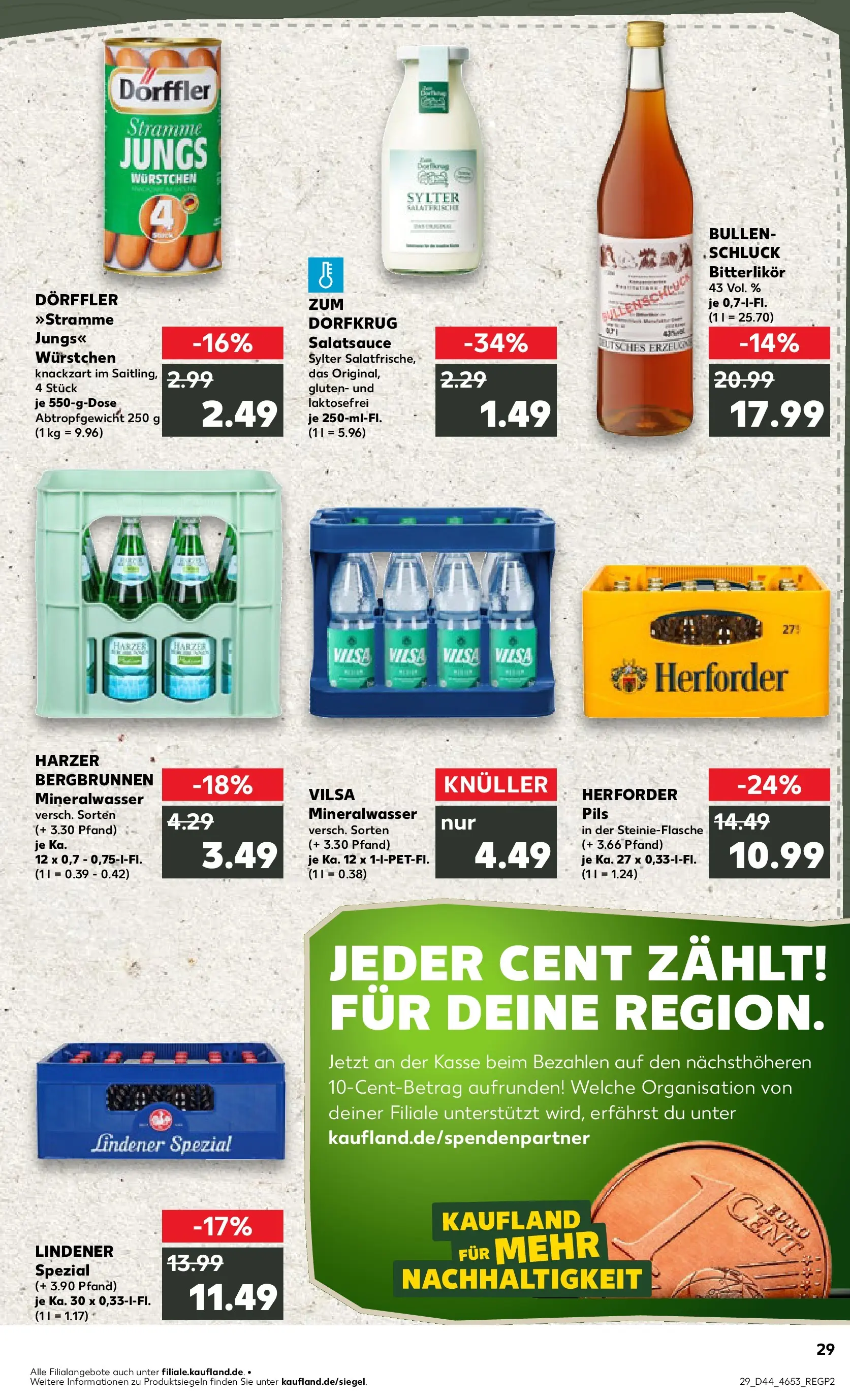 Prospekt Kaufland ab 03.11.2025 » Angebote und Werbung Online | Seite: 29 | Produkte: Pils, Dressing, Mineralwasser Prospekt Kaufland ab 03.11.2025 » Angebote Online zum Blättern | Seite: 29 | Produkte: Pils, Dressing, Mineralwasser
