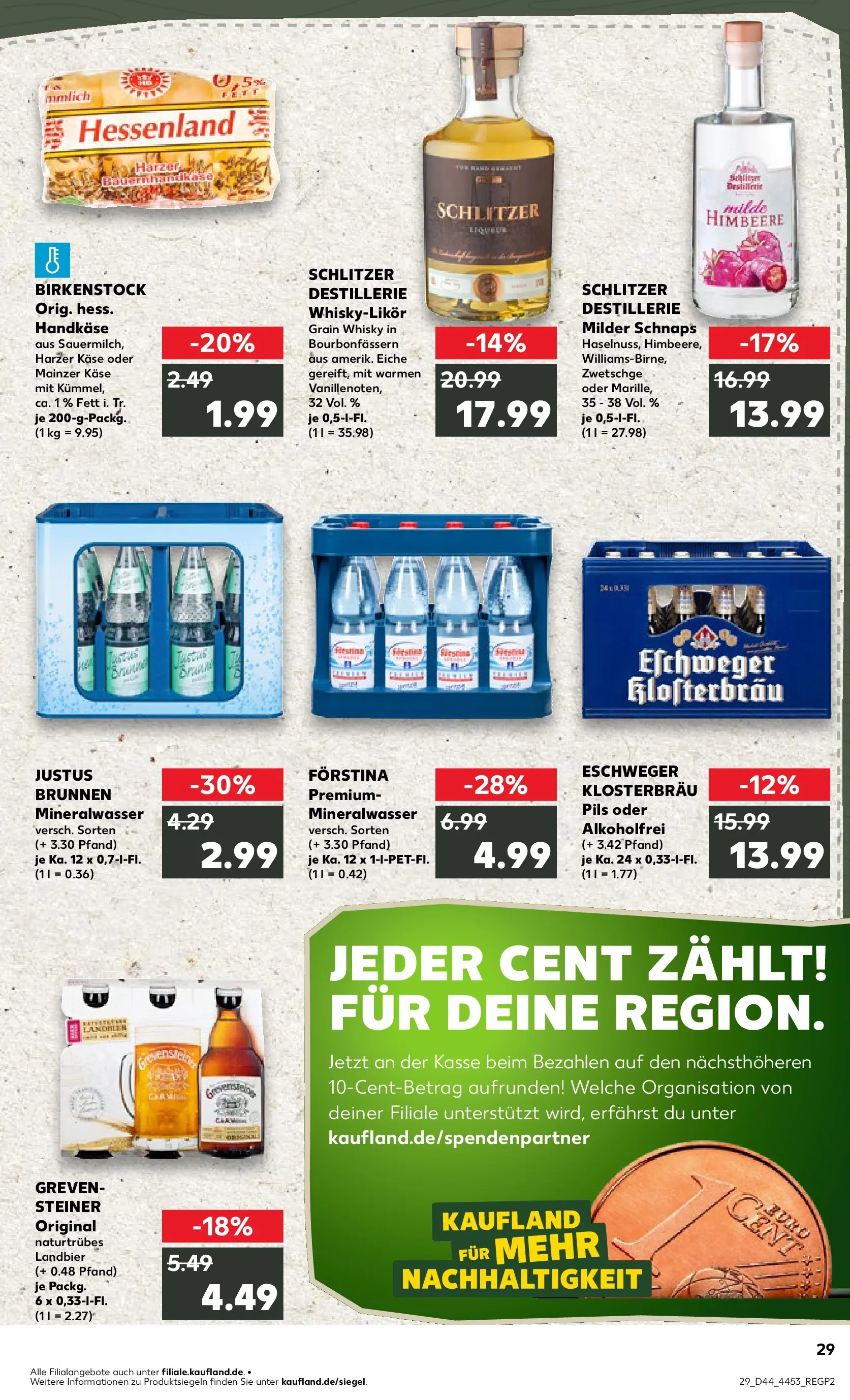 Prospekt Kaufland ab 03.11.2025 » Angebote und Werbung Online | Seite: 29 | Produkte: Whisky, Käse, Schnaps, Pils Prospekt Kaufland ab 03.11.2025 » Angebote Online zum Blättern | Seite: 29 | Produkte: Whisky, Käse, Schnaps, Pils