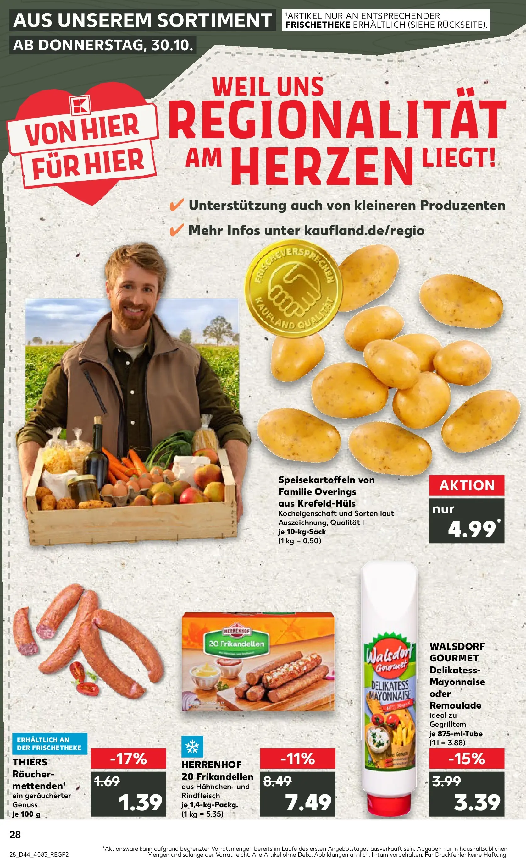 Prospekt Kaufland ab 03.11.2025 » Angebote Online zum Blättern | Seite: 28 | Produkte: Hahnchen, Mayonnaise, Rindfleisch