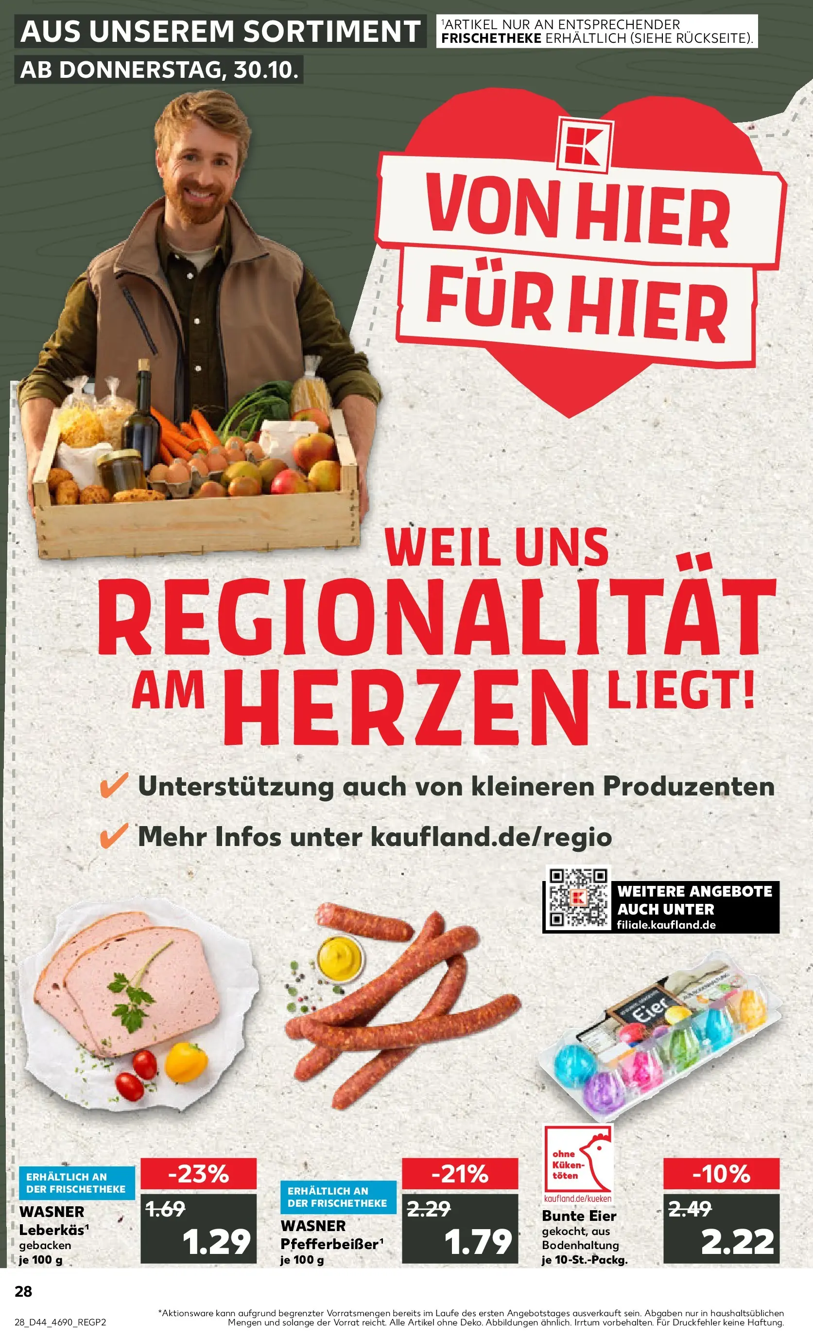 Prospekt Kaufland ab 03.11.2025 » Angebote Online zum Blättern | Seite: 28 | Produkte: Eier
