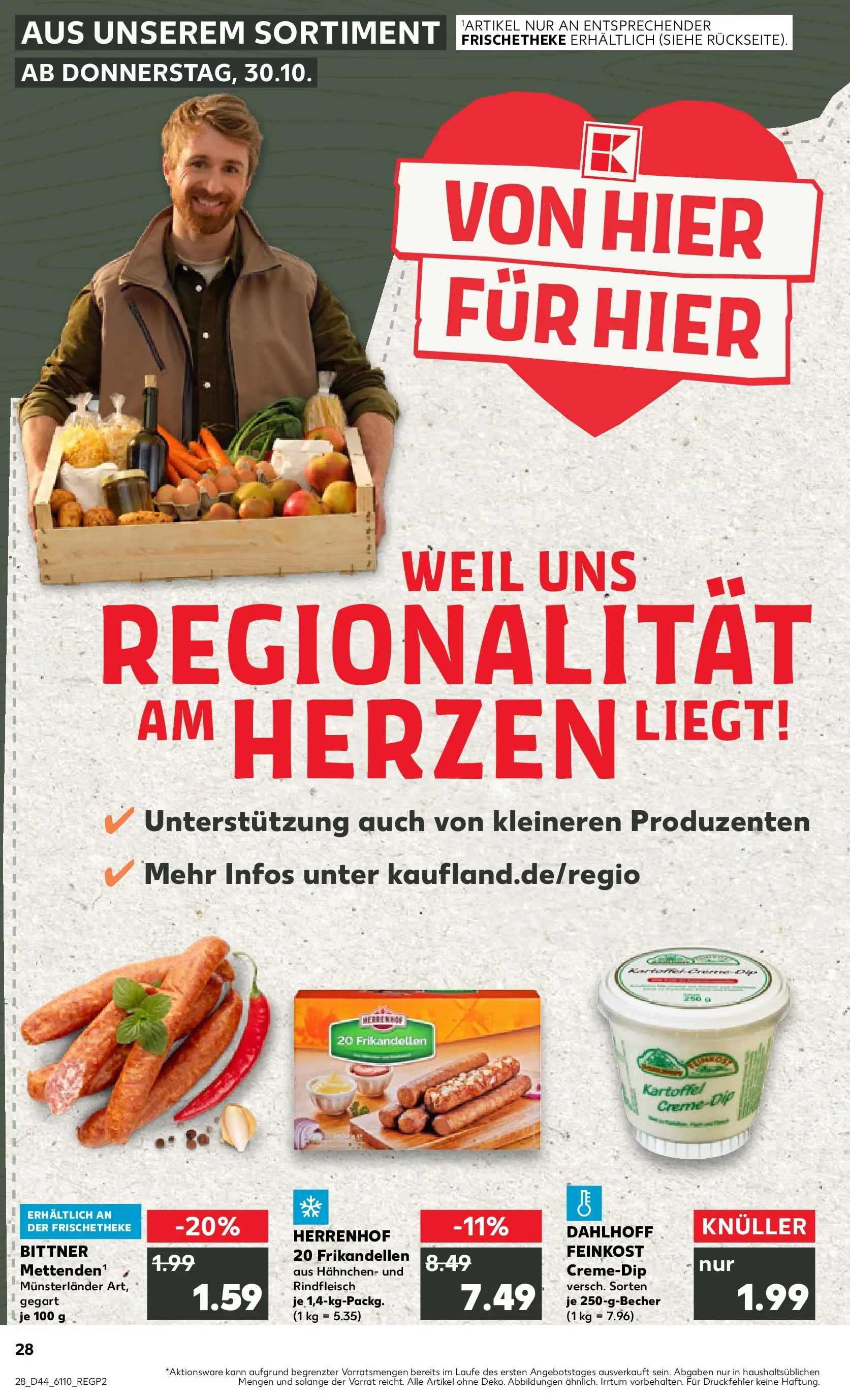 Prospekt Kaufland ab 03.11.2025 » Angebote Online zum Blättern | Seite: 28 | Produkte: Hahnchen, Rindfleisch