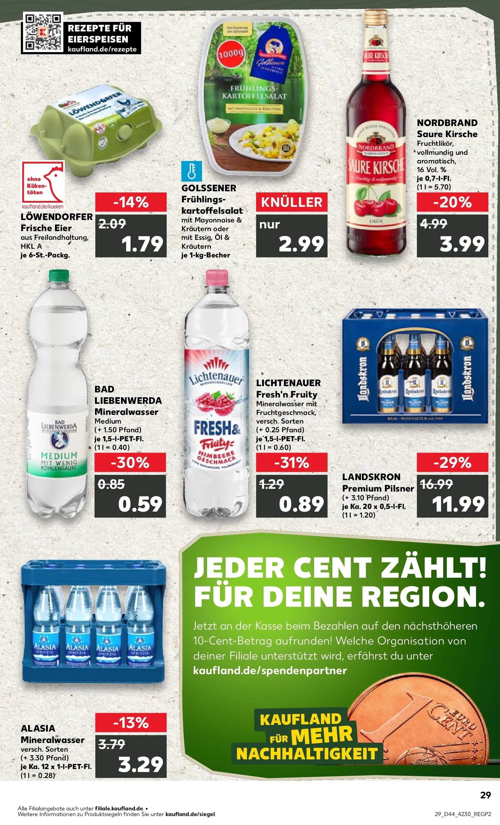 Prospekt Kaufland ab 03.11.2025 » Angebote und Werbung Online | Seite: 29 | Produkte: Eier, Öl, Bad, Himbeere Prospekt Kaufland ab 03.11.2025 » Angebote Online zum Blättern | Seite: 29 | Produkte: Eier, Öl, Bad, Himbeere