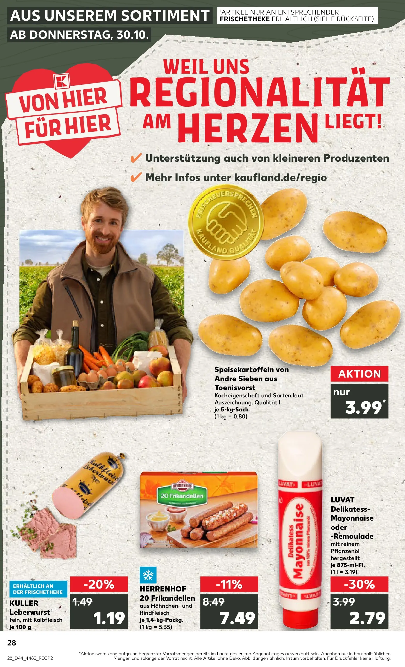 Prospekt Kaufland ab 03.11.2025 » Angebote und Werbung Online | Seite: 28 | Produkte: Hahnchen, Mayonnaise, Rindfleisch Prospekt Kaufland ab 03.11.2025 » Angebote Online zum Blättern | Seite: 28 | Produkte: Hahnchen, Mayonnaise, Rindfleisch