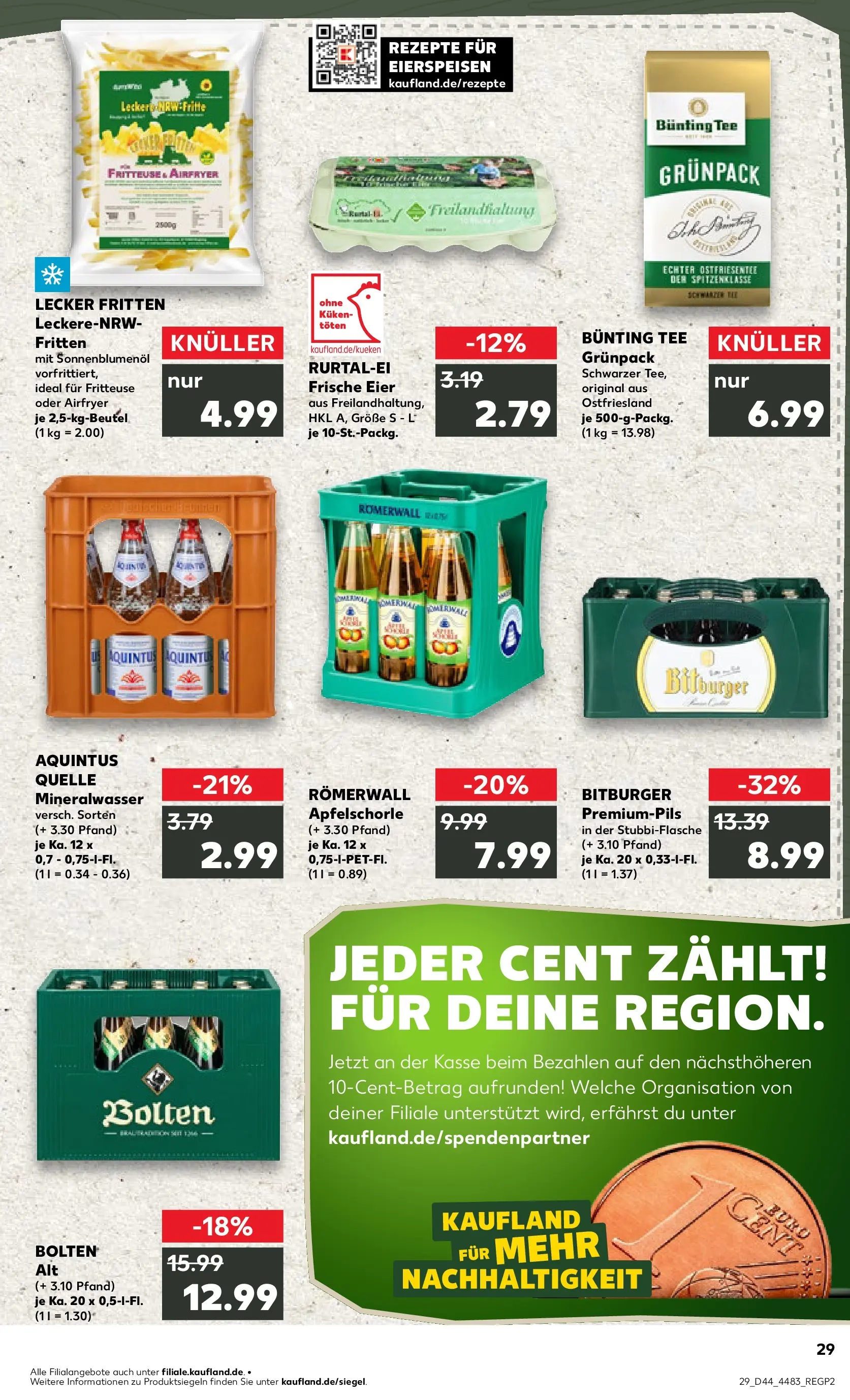Prospekt Kaufland ab 03.11.2025 » Angebote und Werbung Online | Seite: 29 | Produkte: Bitburger, Sonnenblumenol, Tee, Fritteuse Prospekt Kaufland ab 03.11.2025 » Angebote Online zum Blättern | Seite: 29 | Produkte: Bitburger, Sonnenblumenol, Tee, Fritteuse