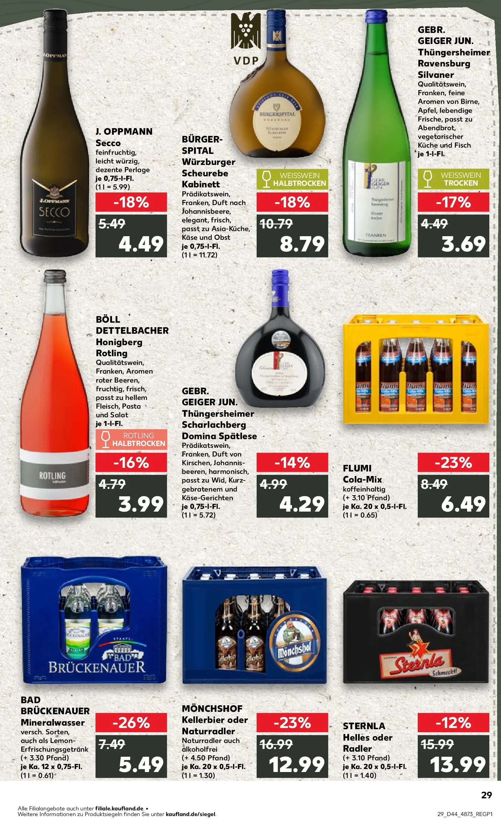 Prospekt Kaufland ab 03.11.2025 » Angebote und Werbung Online | Seite: 29 | Produkte: Käse, Weißwein, Bad, Duft Prospekt Kaufland ab 03.11.2025 » Angebote Online zum Blättern | Seite: 29 | Produkte: Käse, Weißwein, Bad, Duft