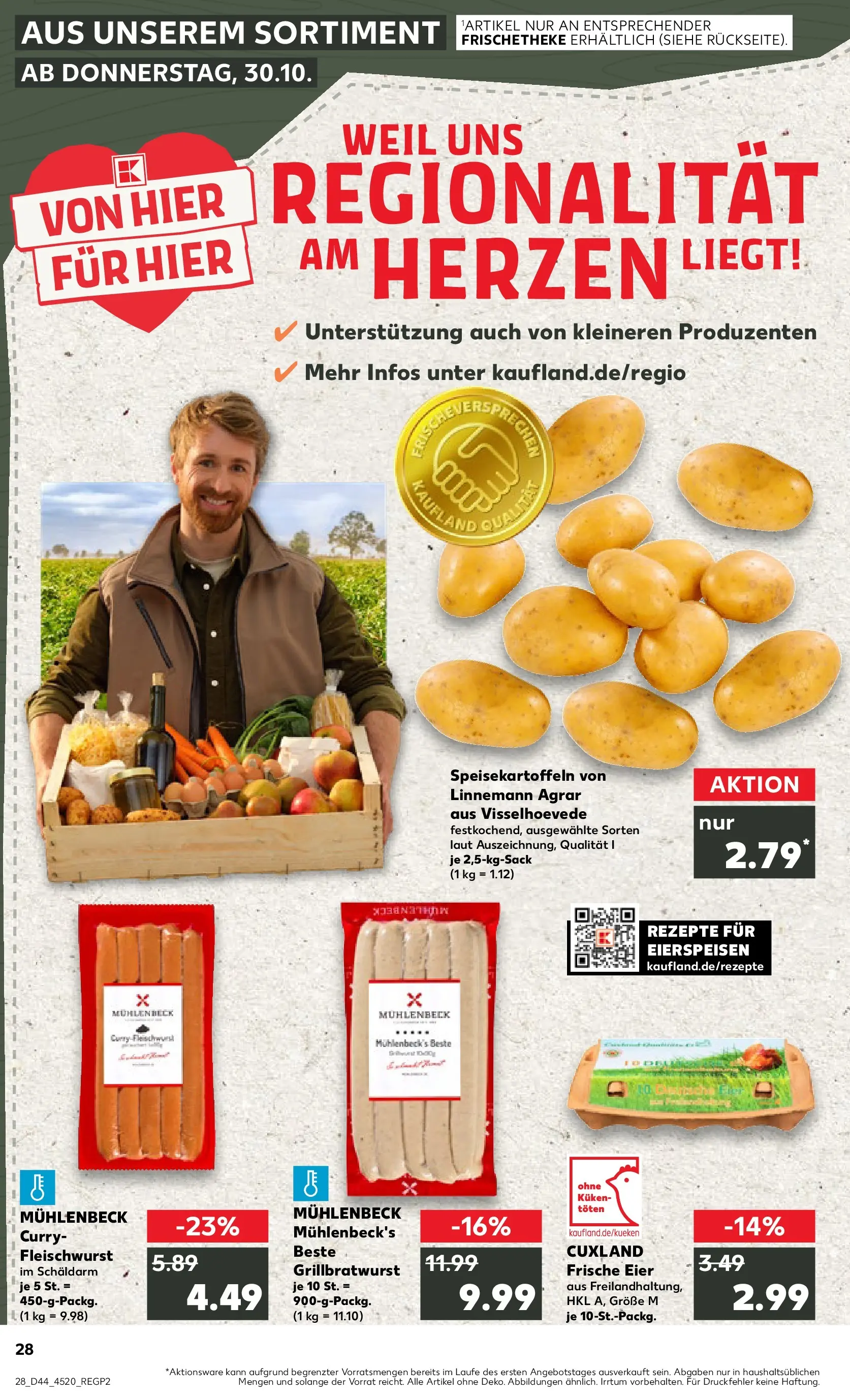 Prospekt Kaufland ab 03.11.2025 » Angebote und Werbung Online | Seite: 28 | Produkte: Eier Prospekt Kaufland ab 03.11.2025 » Angebote Online zum Blättern | Seite: 28 | Produkte: Eier