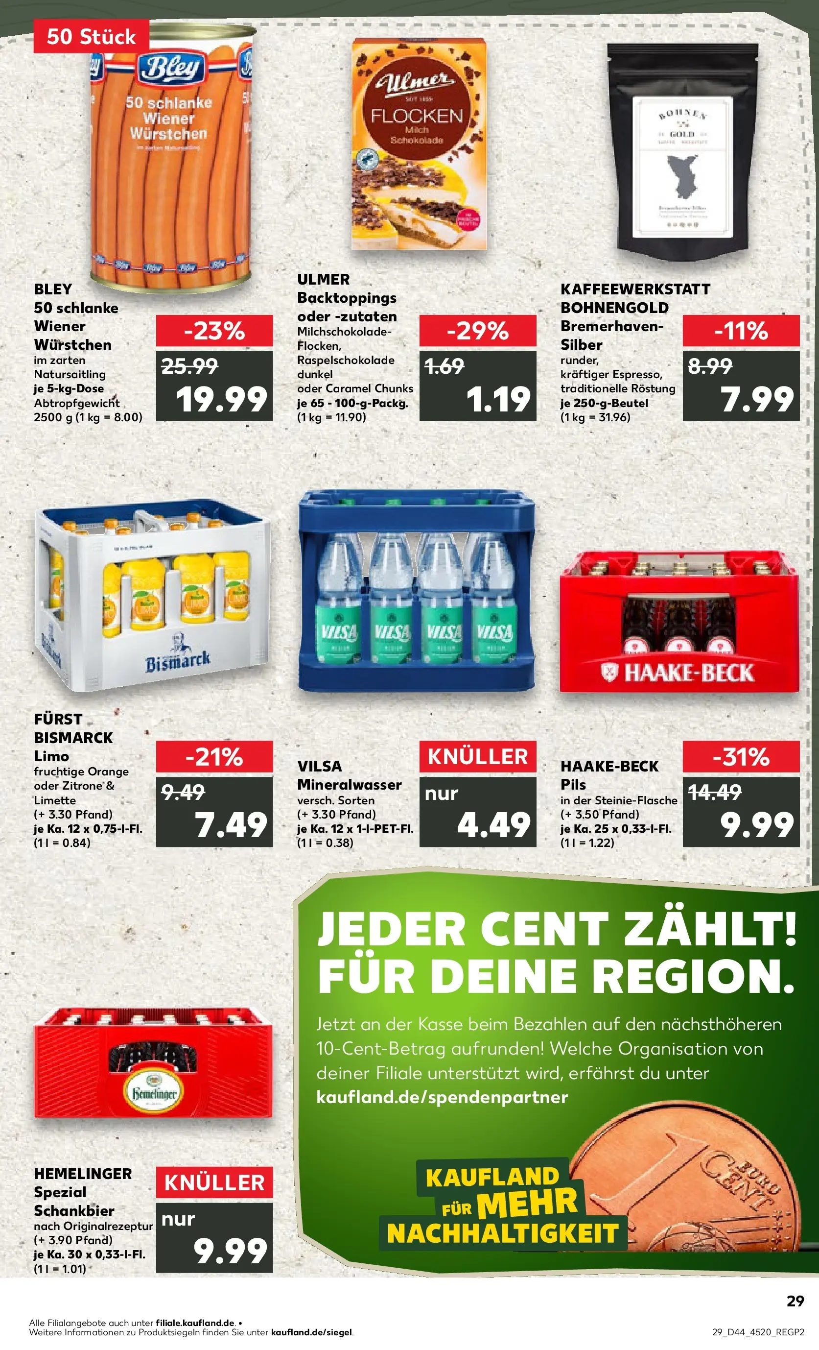 Prospekt Kaufland ab 03.11.2025 » Angebote und Werbung Online | Seite: 29 | Produkte: Milch, Schokolade, Pils, Limette Prospekt Kaufland ab 03.11.2025 » Angebote Online zum Blättern | Seite: 29 | Produkte: Milch, Schokolade, Pils, Limette