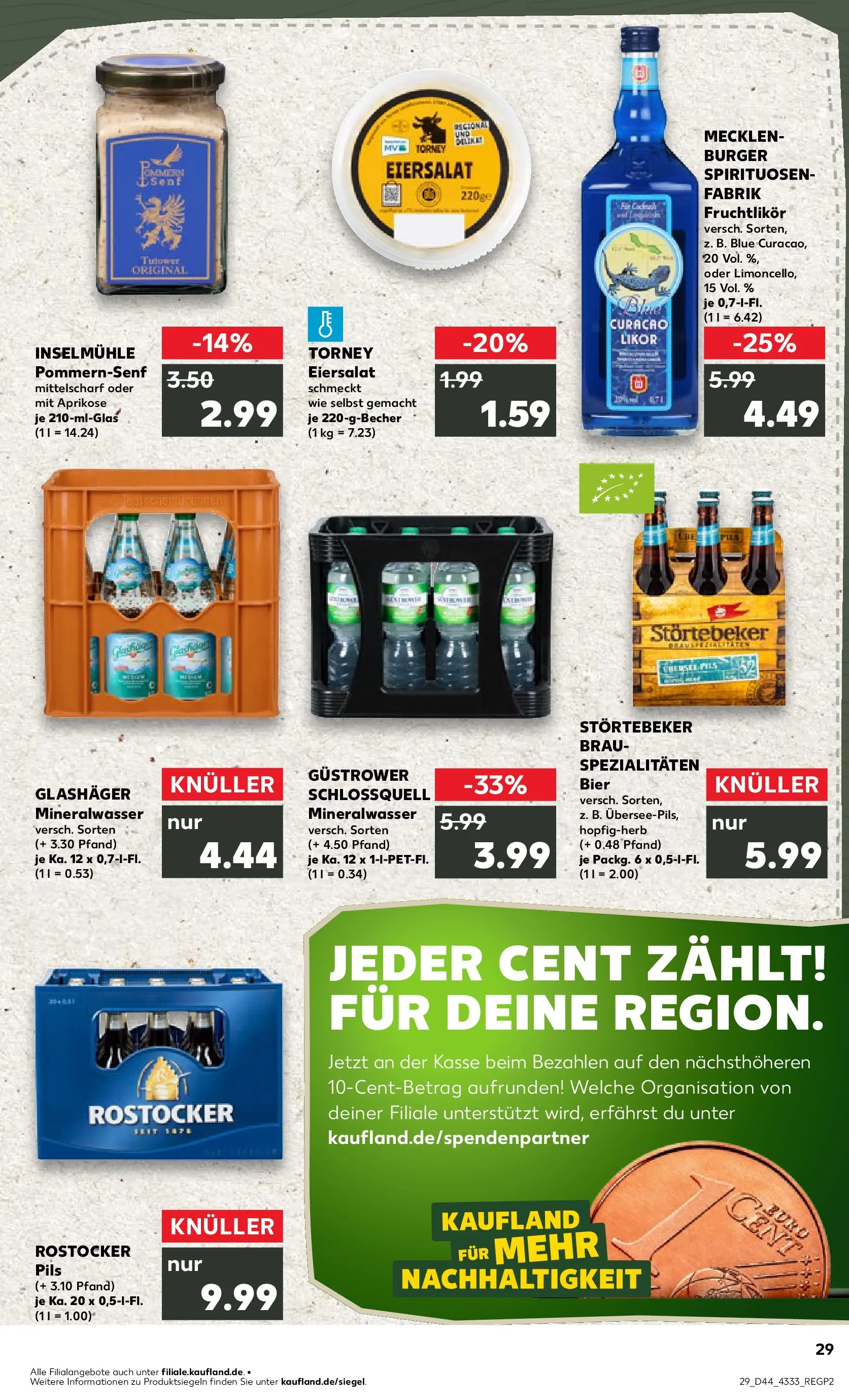 Prospekt Kaufland ab 03.11.2025 » Angebote und Werbung Online | Seite: 29 | Produkte: Bier, Likör, Pils, Burger Prospekt Kaufland ab 03.11.2025 » Angebote Online zum Blättern | Seite: 29 | Produkte: Bier, Likör, Pils, Burger