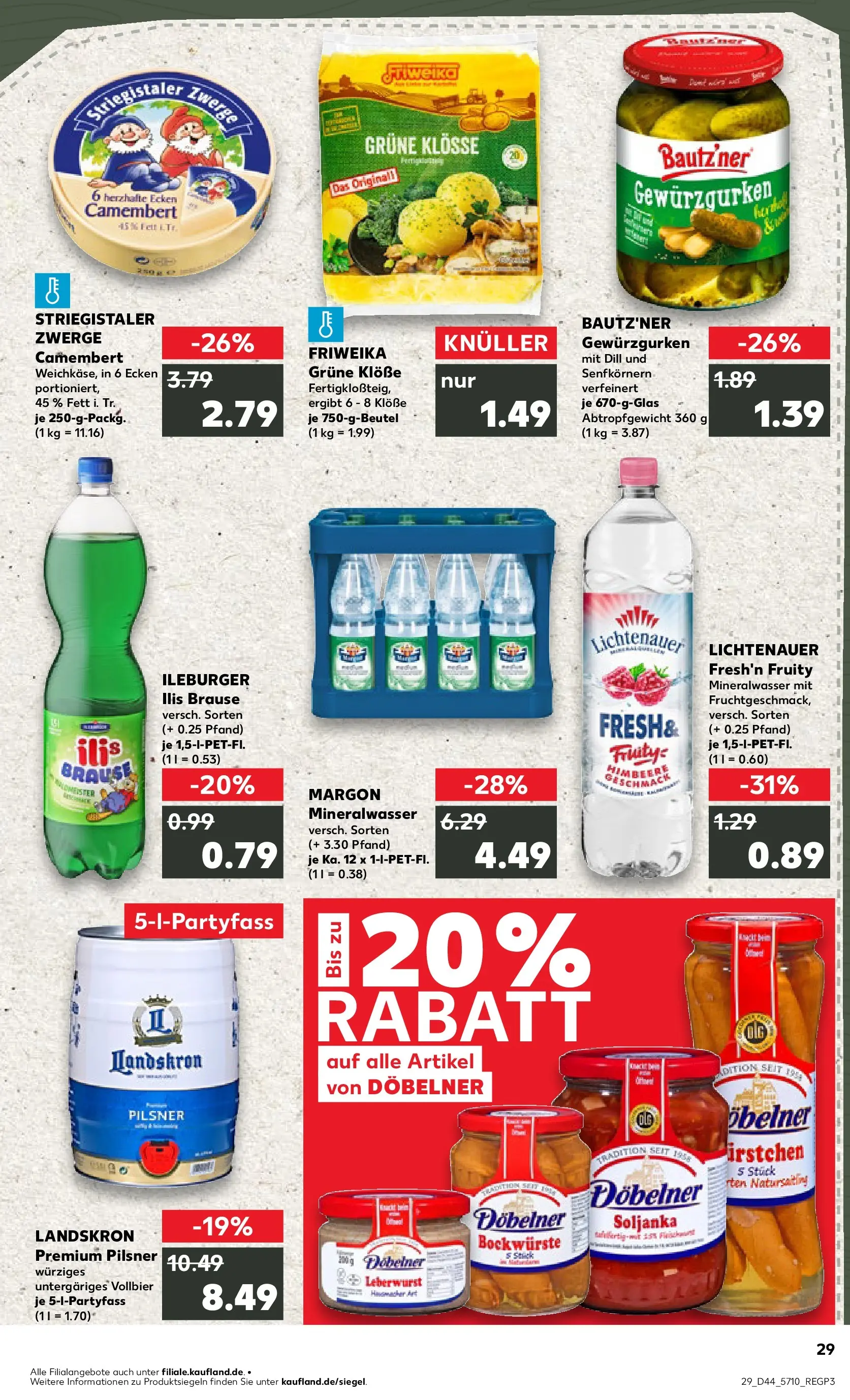 Prospekt Kaufland ab 03.11.2025 » Angebote und Werbung Online | Seite: 29 | Produkte: Mineralwasser, Himbeere, Dill Prospekt Kaufland ab 03.11.2025 » Angebote Online zum Blättern | Seite: 29 | Produkte: Mineralwasser, Himbeere, Dill