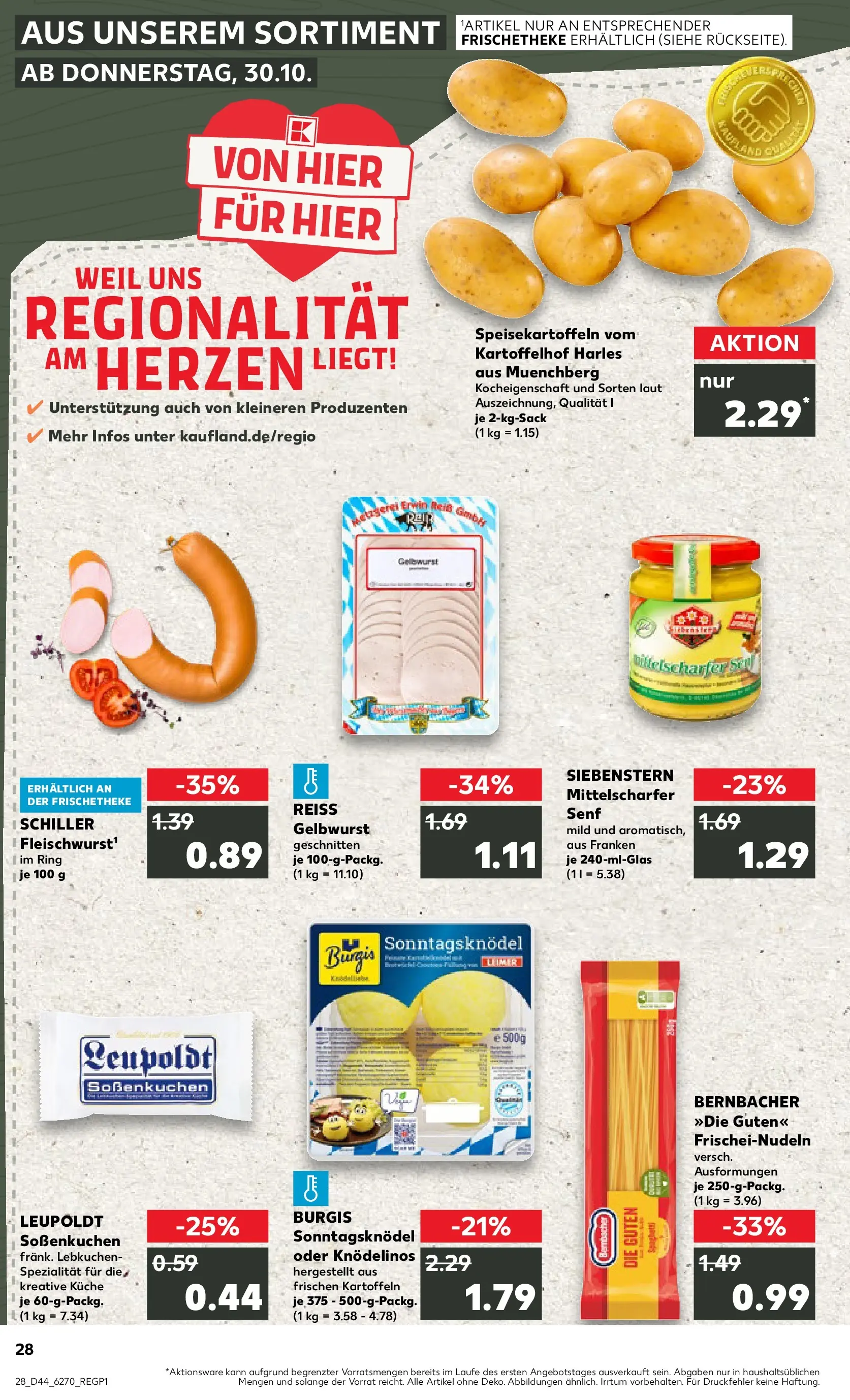 Prospekt Kaufland ab 03.11.2025 » Angebote und Werbung Online | Seite: 28 | Produkte: Küche, Kartoffeln, Pasta Prospekt Kaufland ab 03.11.2025 » Angebote Online zum Blättern | Seite: 28 | Produkte: Küche, Kartoffeln, Pasta