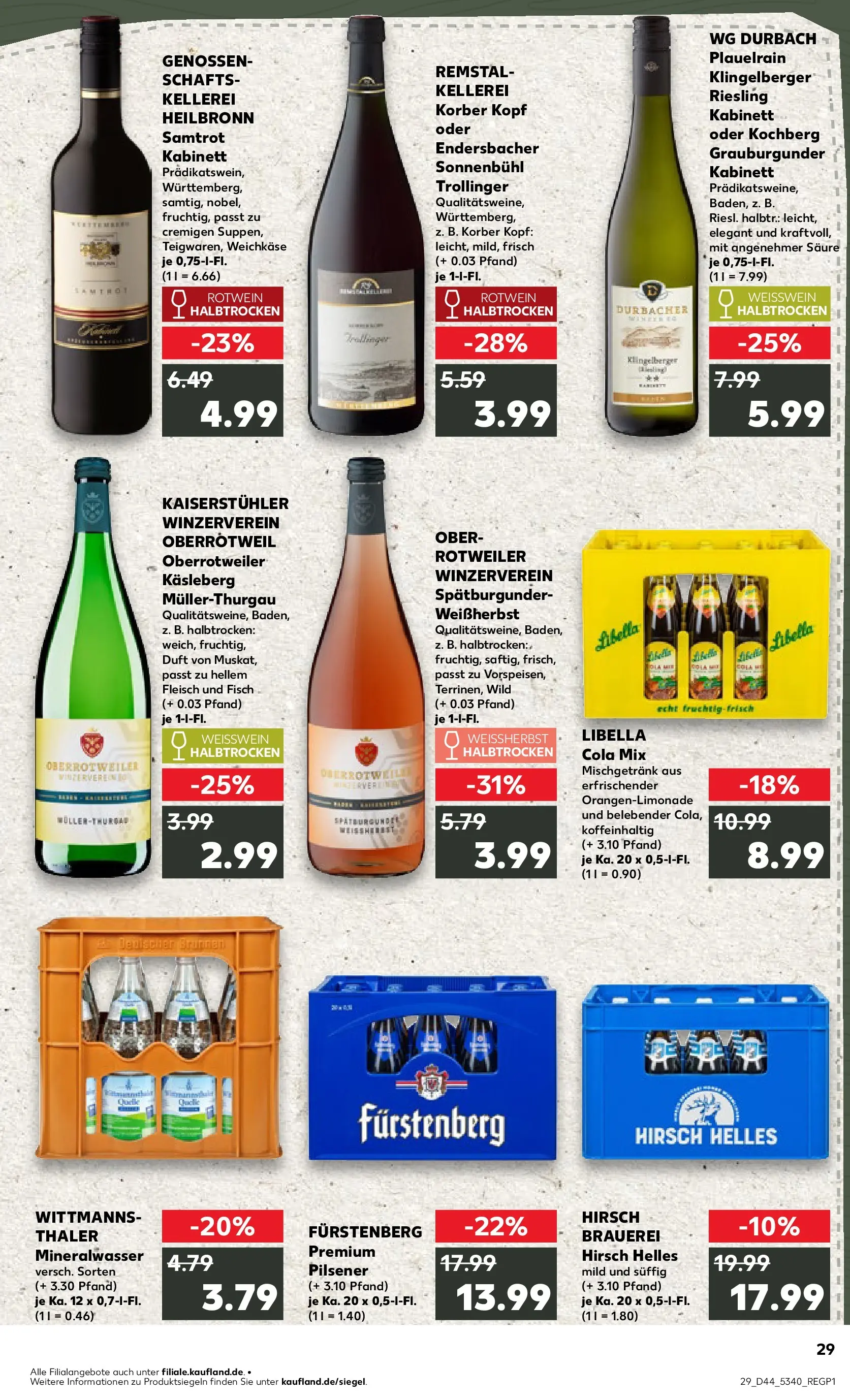 Prospekt Kaufland ab 03.11.2025 » Angebote und Werbung Online | Seite: 29 | Produkte: Cola, Weißwein, Rotwein, Duft Prospekt Kaufland ab 03.11.2025 » Angebote Online zum Blättern | Seite: 29 | Produkte: Cola, Weißwein, Rotwein, Duft