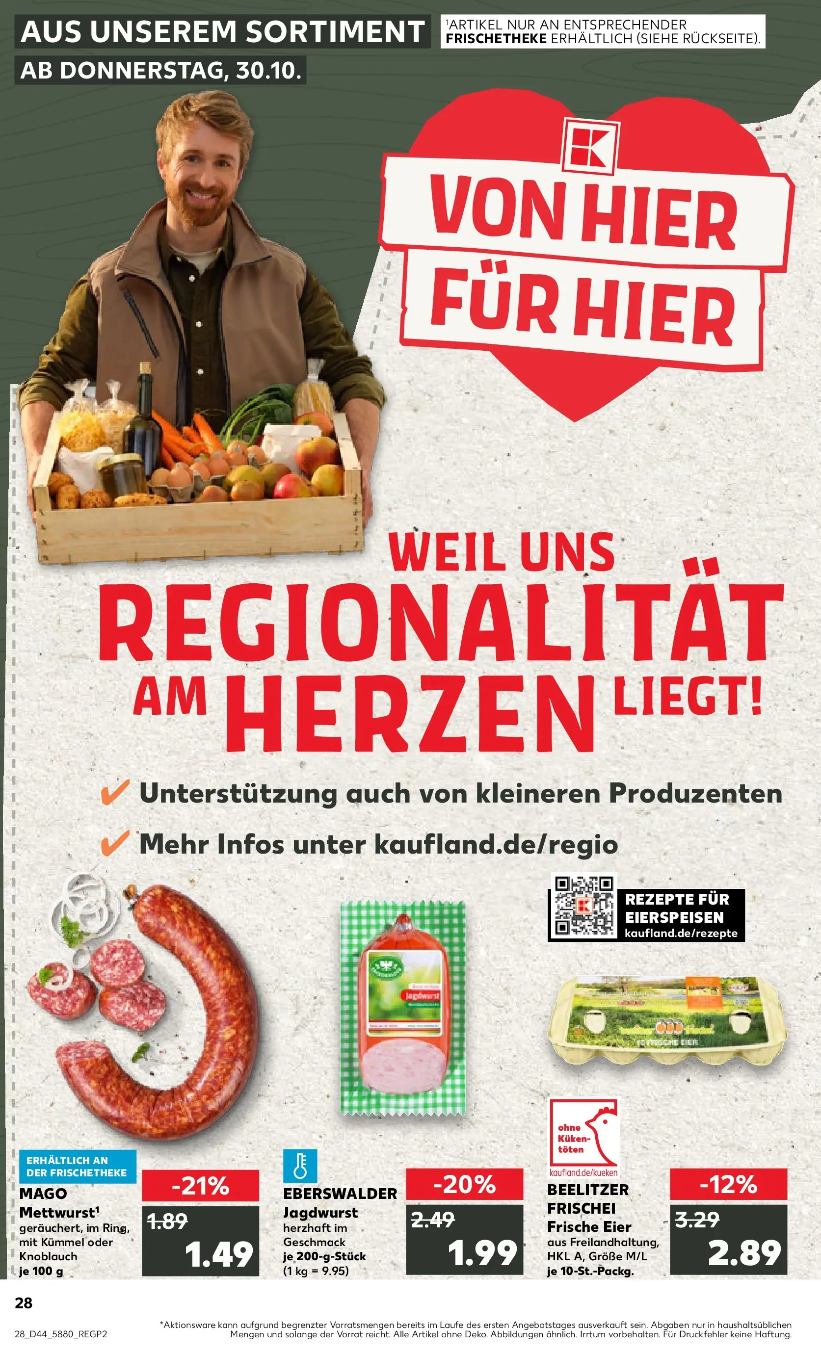 Prospekt Kaufland ab 03.11.2025 » Angebote und Werbung Online | Seite: 28 | Produkte: Eier, Knoblauch Prospekt Kaufland ab 03.11.2025 » Angebote Online zum Blättern | Seite: 28 | Produkte: Eier, Knoblauch
