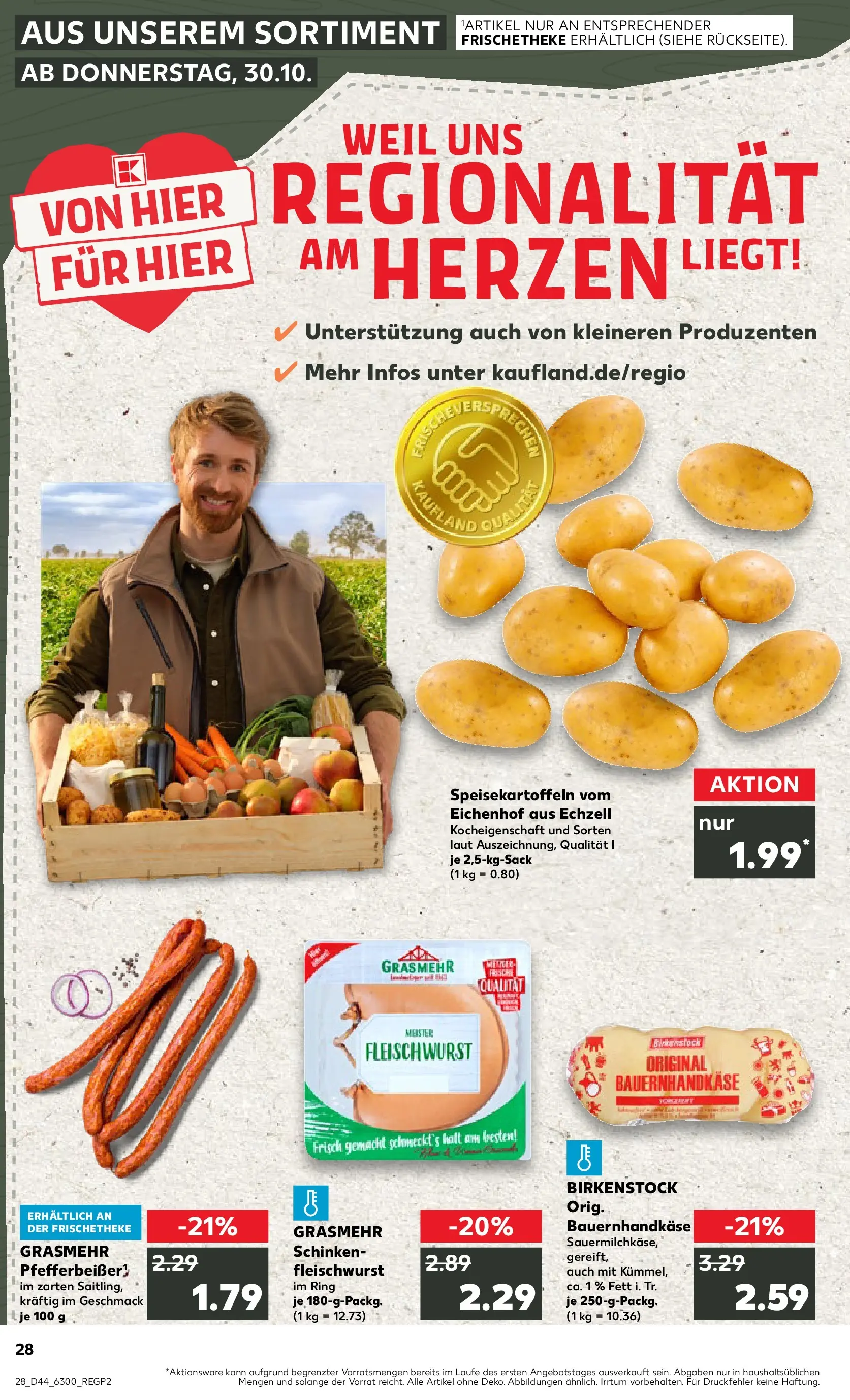 Prospekt Kaufland ab 03.11.2025 » Angebote Online zum Blättern | Seite: 28 | Produkte: Schinken
