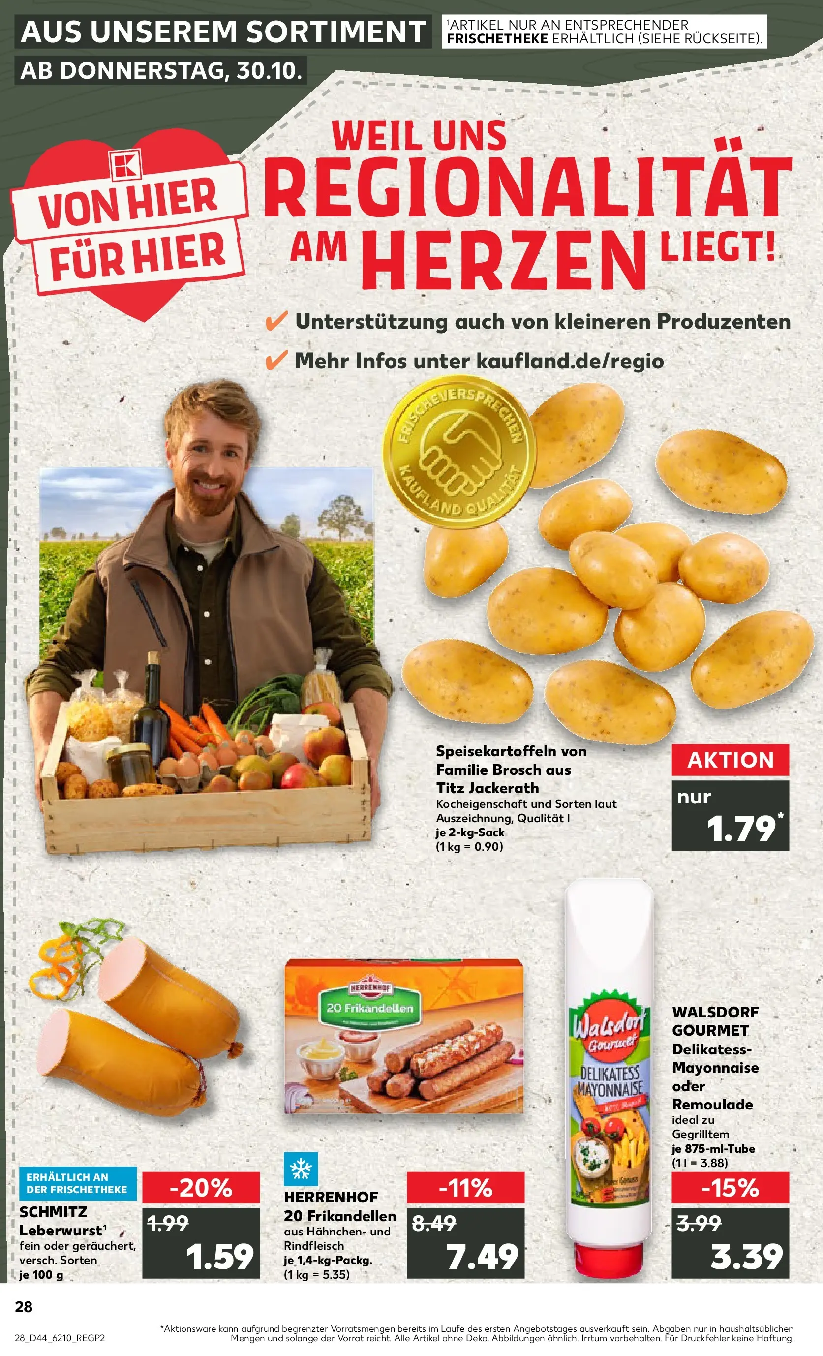Prospekt Kaufland ab 02.11.2025 » Angebote Online zum Blättern | Seite: 28 | Produkte: Hahnchen, Mayonnaise, Rindfleisch