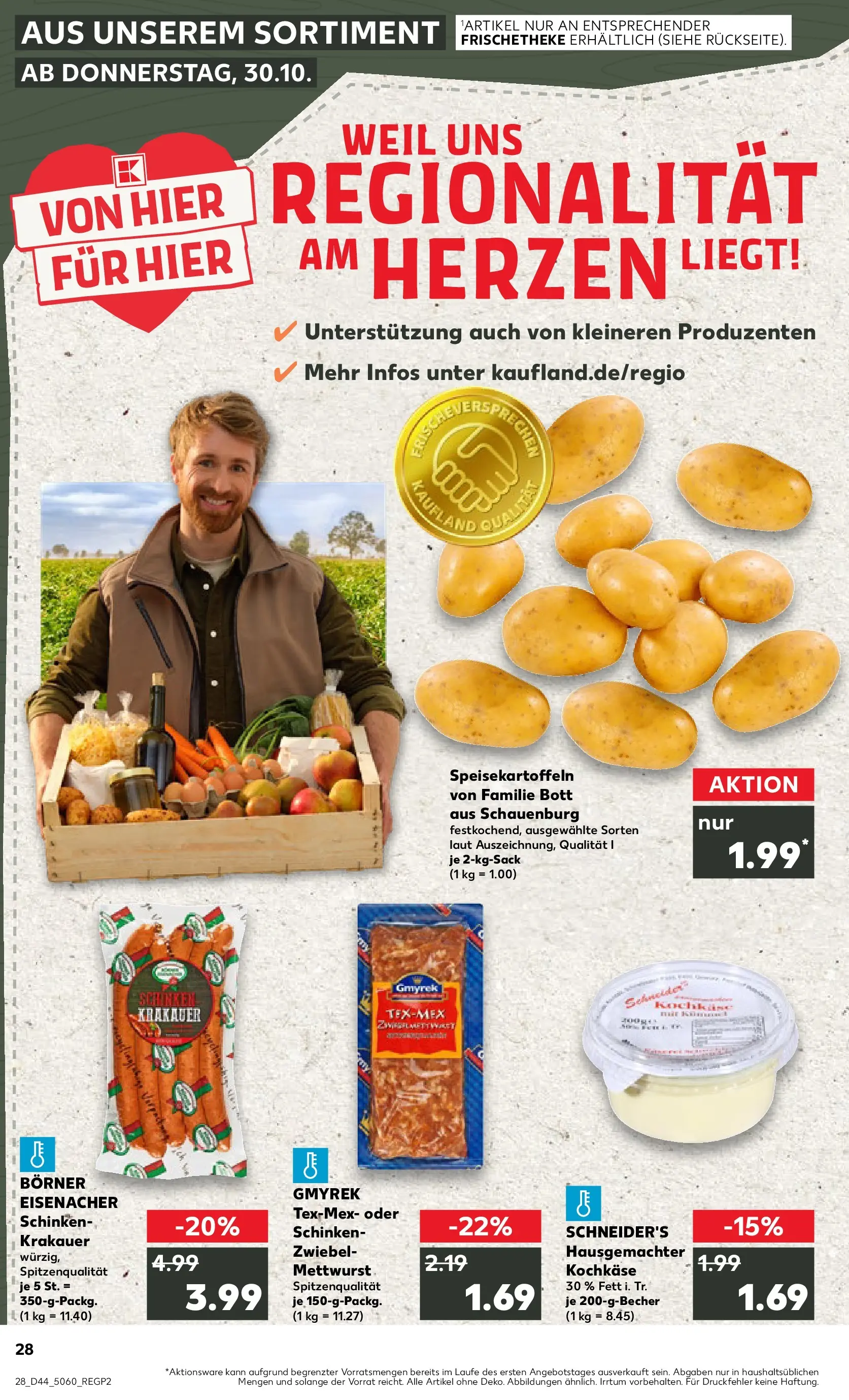 Prospekt Kaufland ab 03.11.2025 » Angebote Online zum Blättern | Seite: 28 | Produkte: Schinken