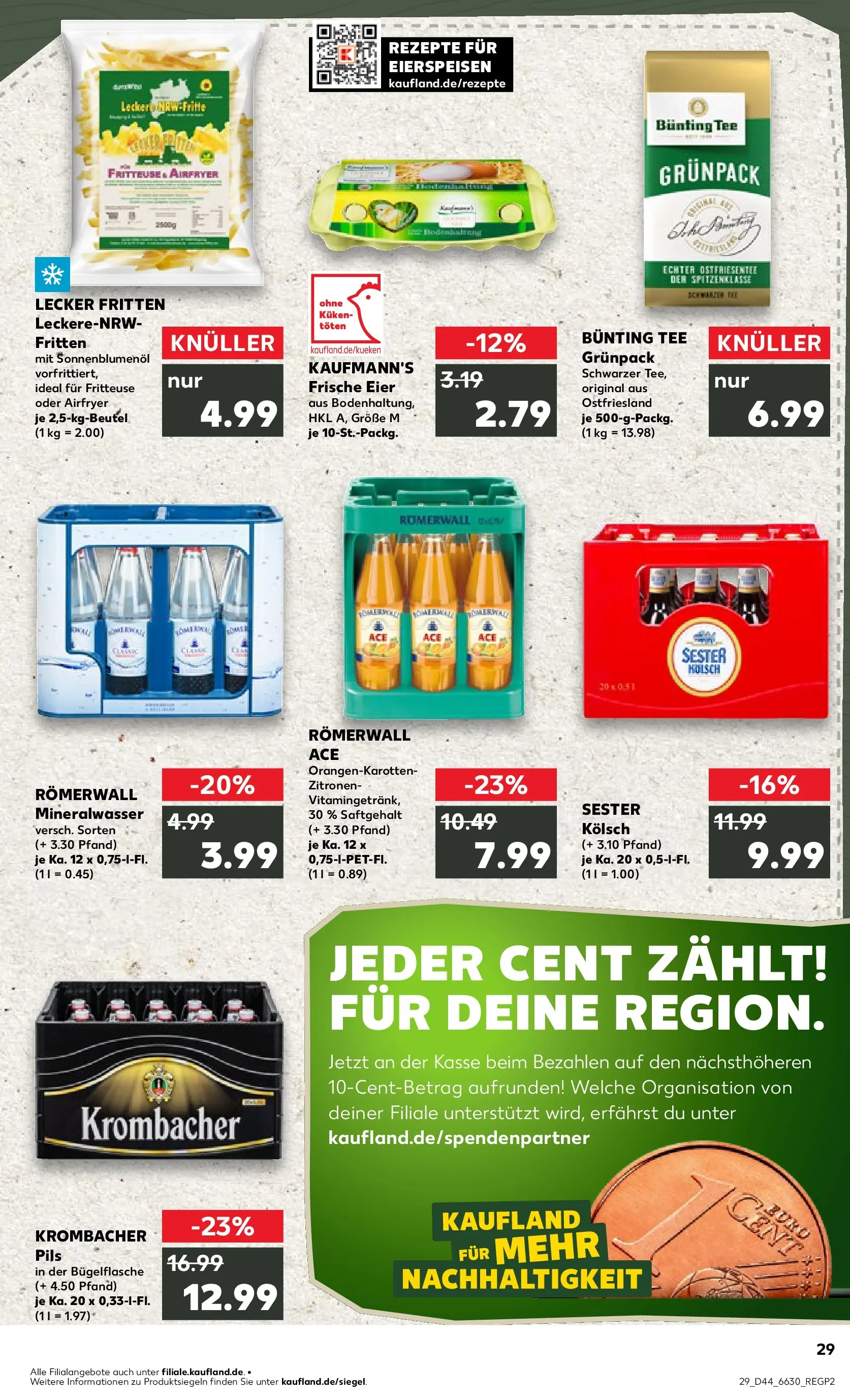 Prospekt Kaufland ab 03.11.2025 » Angebote Online zum Blättern | Seite: 29 | Produkte: Sonnenblumenol, Pils, Fritteuse, Zitronen