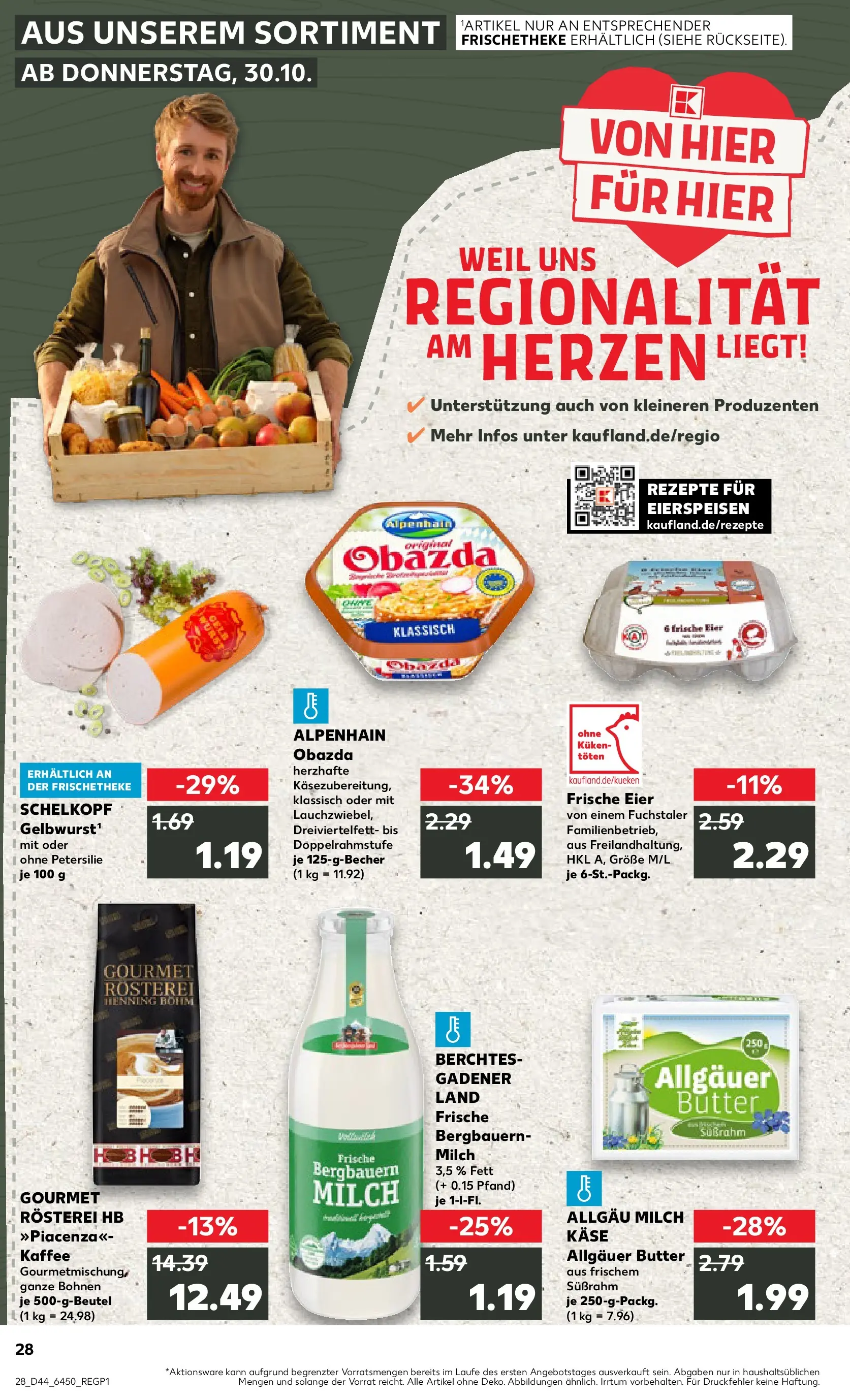 Prospekt Kaufland ab 03.11.2025 » Angebote und Werbung Online | Seite: 28 | Produkte: Milch, Butter, Kaffee, Bier Prospekt Kaufland ab 03.11.2025 » Angebote Online zum Blättern | Seite: 28 | Produkte: Milch, Butter, Kaffee, Bier