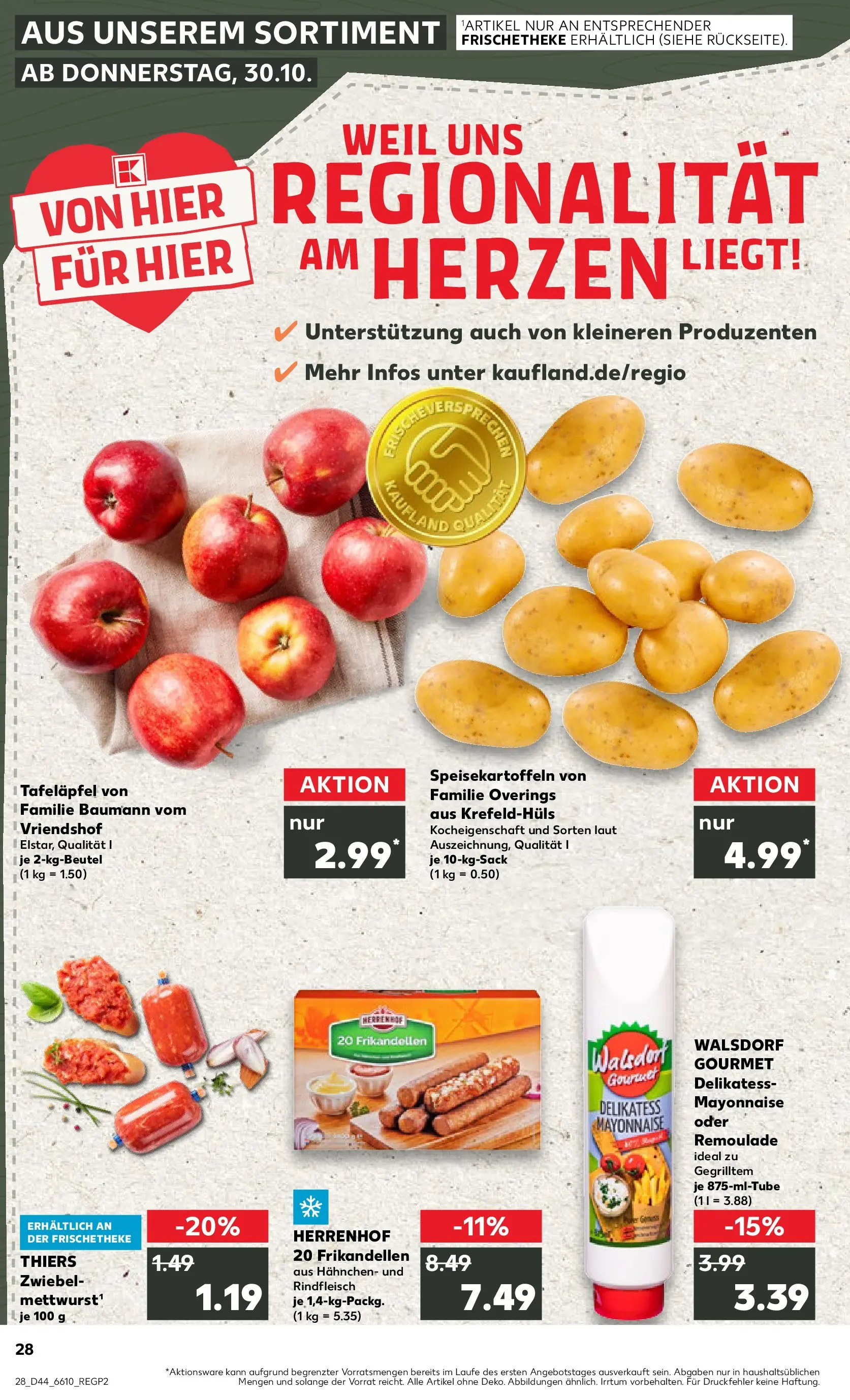 Prospekt Kaufland ab 03.11.2025 » Angebote und Werbung Online | Seite: 28 | Produkte: Hahnchen, Mayonnaise, Rindfleisch Prospekt Kaufland ab 03.11.2025 » Angebote Online zum Blättern | Seite: 28 | Produkte: Hahnchen, Mayonnaise, Rindfleisch