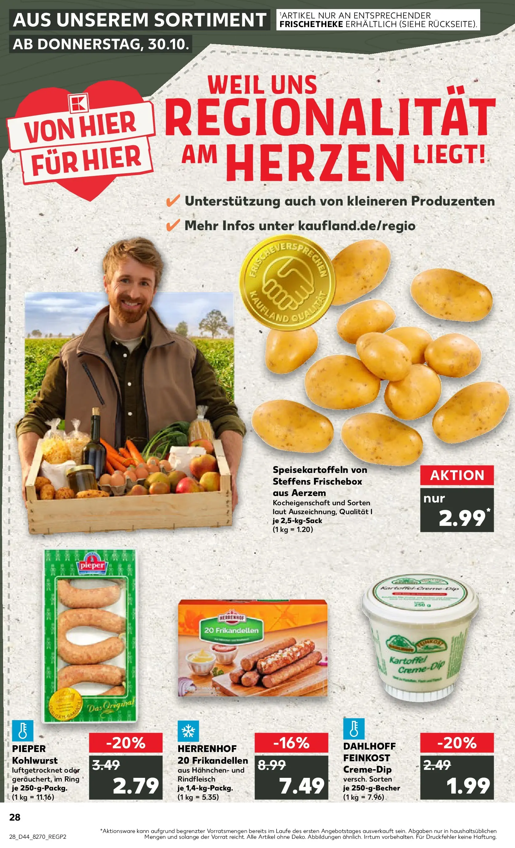 Prospekt Kaufland ab 03.11.2025 » Angebote Online zum Blättern | Seite: 28 | Produkte: Hahnchen, Rindfleisch
