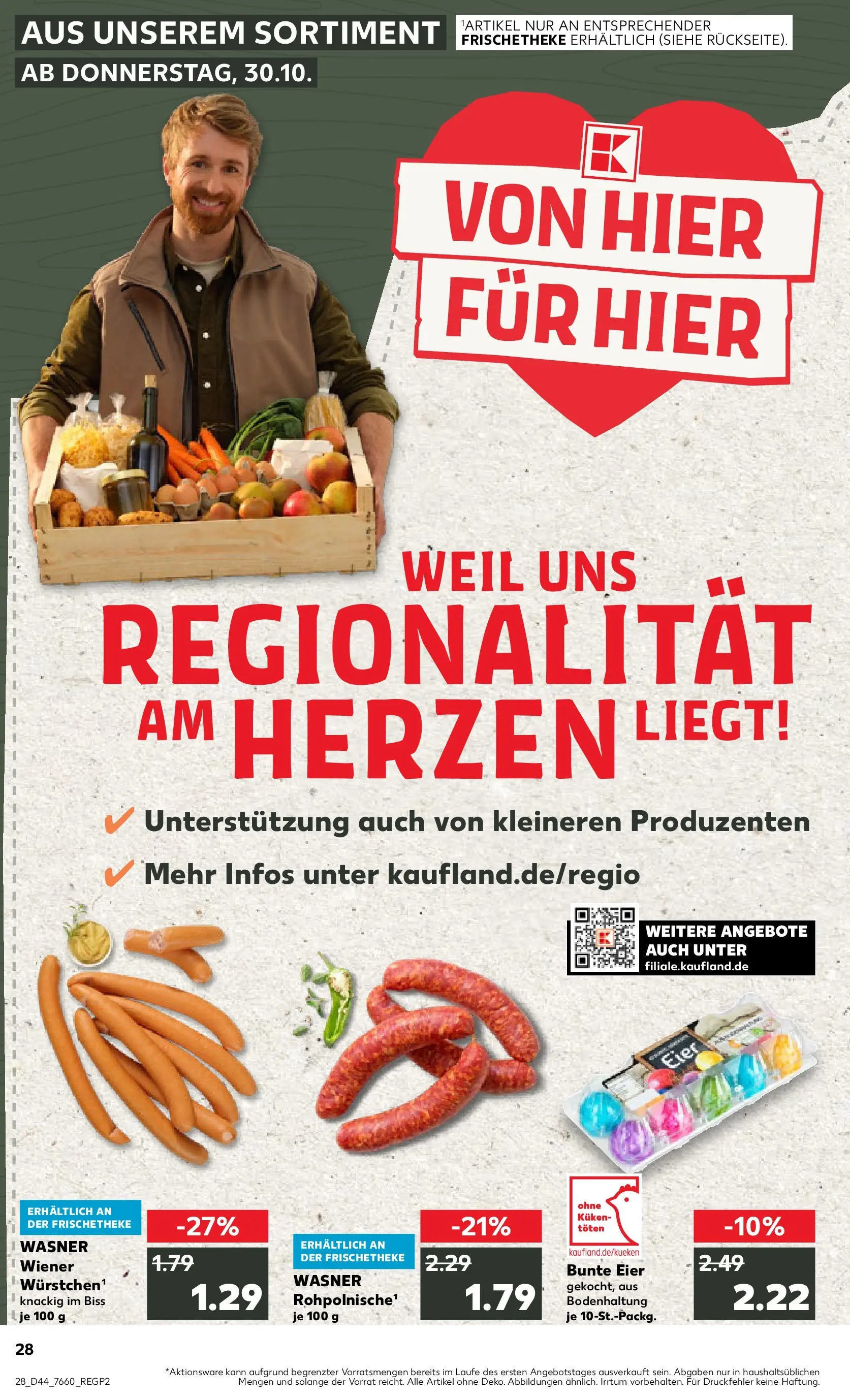 Prospekt Kaufland ab 03.11.2025 » Angebote und Werbung Online | Seite: 28 | Produkte: Eier Prospekt Kaufland ab 03.11.2025 » Angebote Online zum Blättern | Seite: 28 | Produkte: Eier