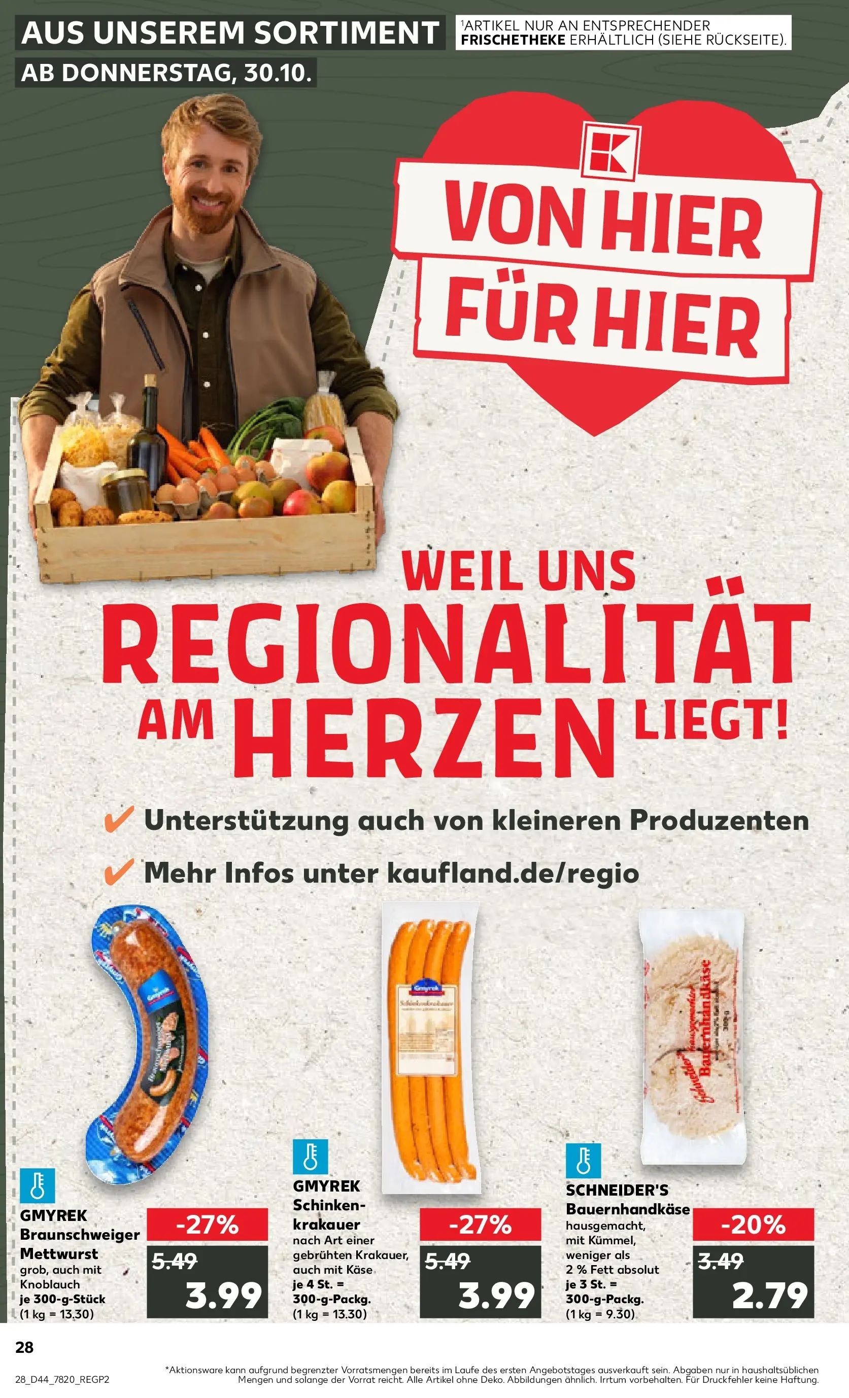 Prospekt Kaufland ab 03.11.2025 » Angebote und Werbung Online | Seite: 28 | Produkte: Käse, Knoblauch, Schinken Prospekt Kaufland ab 03.11.2025 » Angebote Online zum Blättern | Seite: 28 | Produkte: Käse, Knoblauch, Schinken