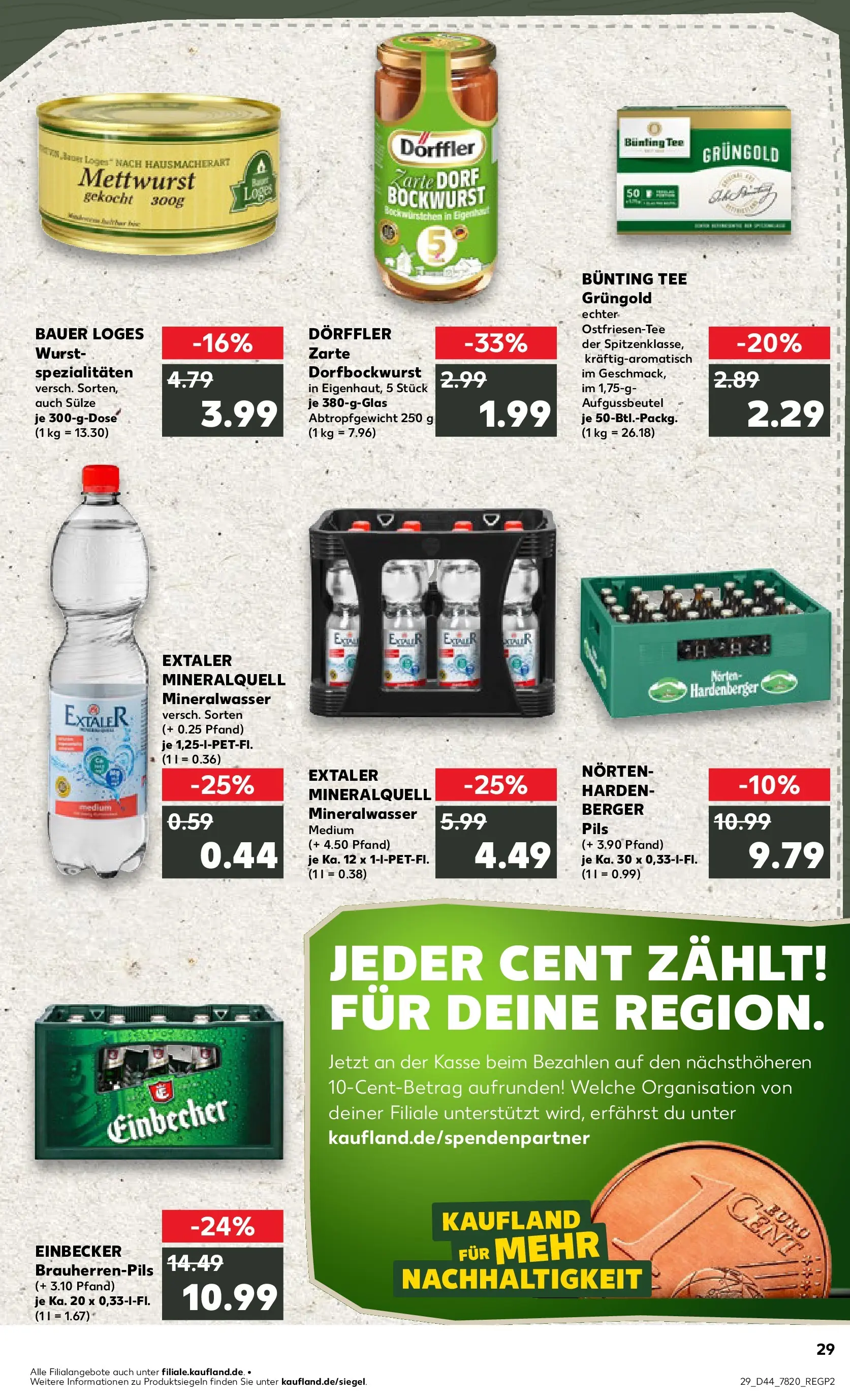 Prospekt Kaufland ab 03.11.2025 » Angebote und Werbung Online | Seite: 29 | Produkte: Bockwurst, Pils, Mineralwasser, Wurst Prospekt Kaufland ab 03.11.2025 » Angebote Online zum Blättern | Seite: 29 | Produkte: Bockwurst, Pils, Mineralwasser, Wurst